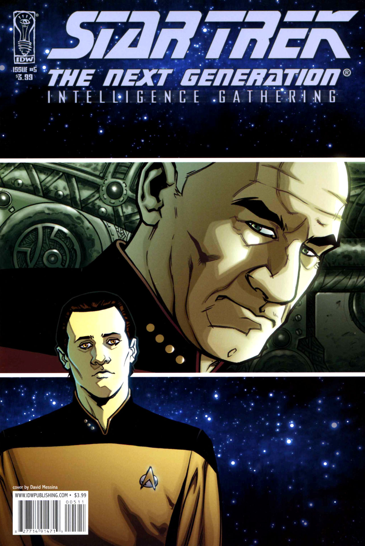 Read online Star Trek: The Next Generation: Intelligence Gathering comic -  Issue #5 - 1