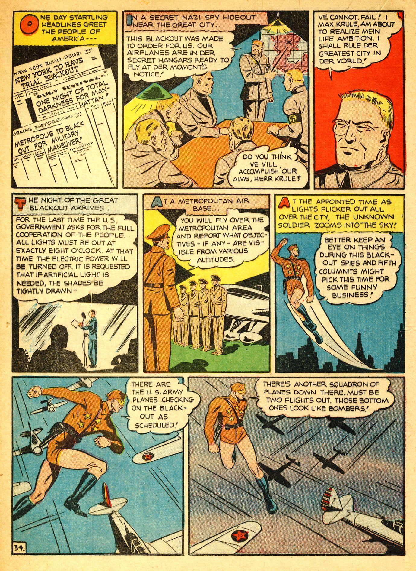 Read online Our Flag Comics comic -  Issue #2 - 35