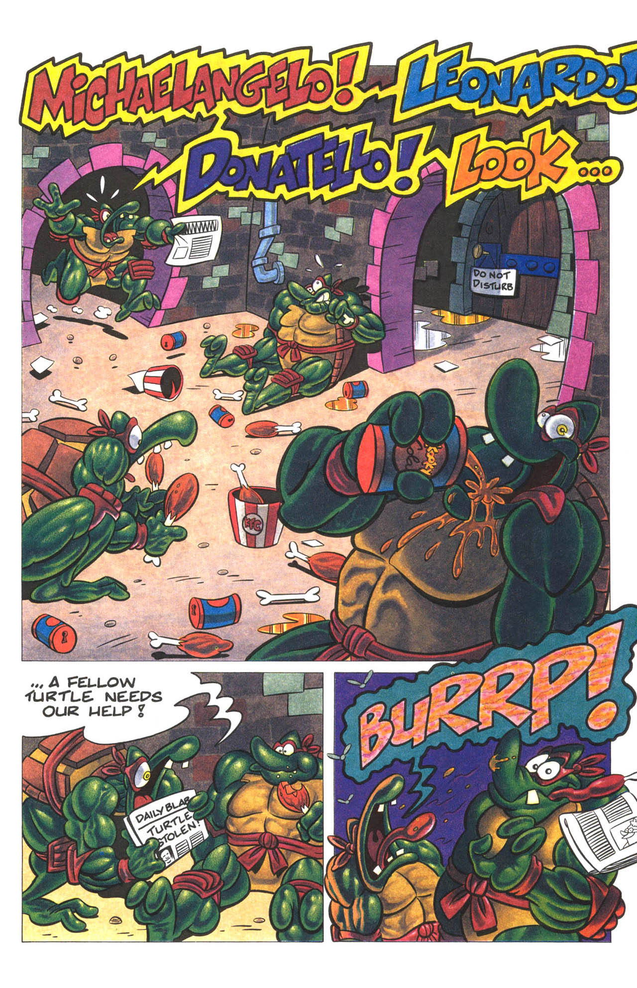 Read online Teenage Mutant Ninja Turtles: The Maltese Turtle comic -  Issue # Full - 12