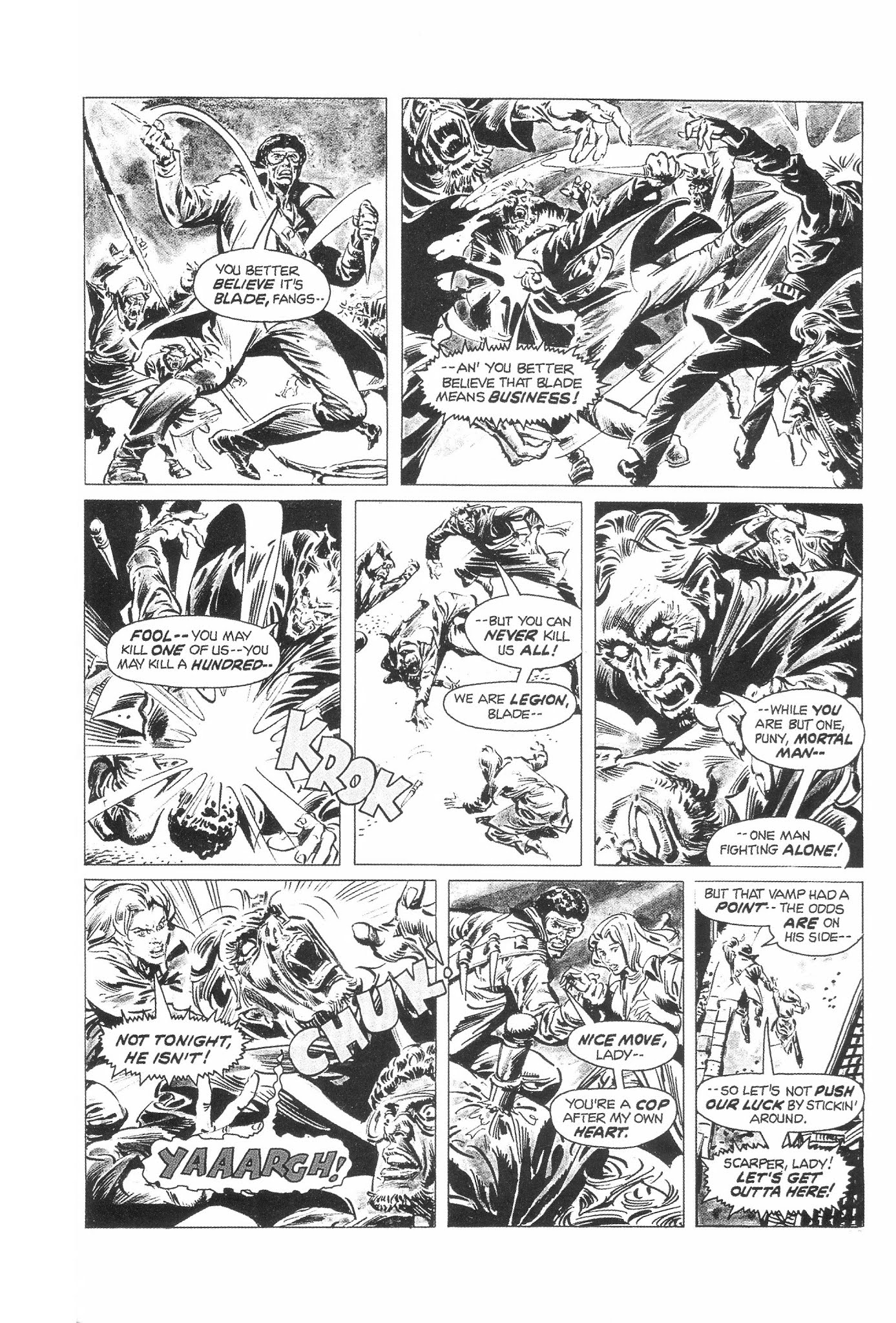 Read online Blade: Black & White comic -  Issue # TPB - 55