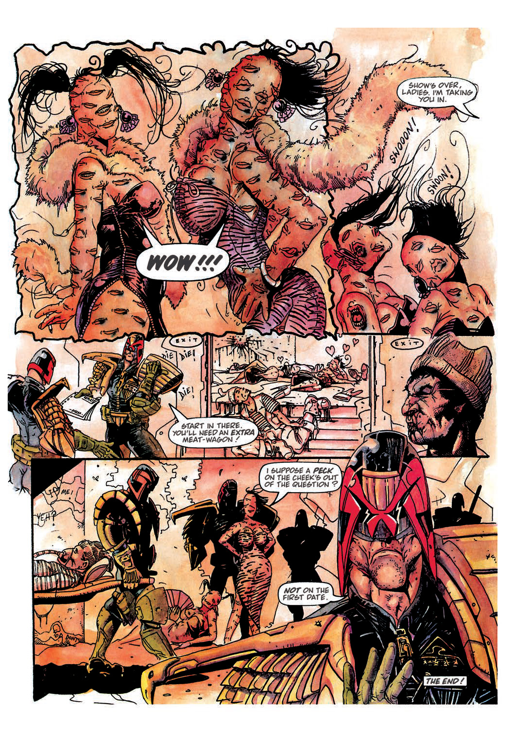 Read online Judge Dredd [Collections - Rebellion] comic -  Issue # TPB Judge Dredd - Heavy Metal Dredd - 96