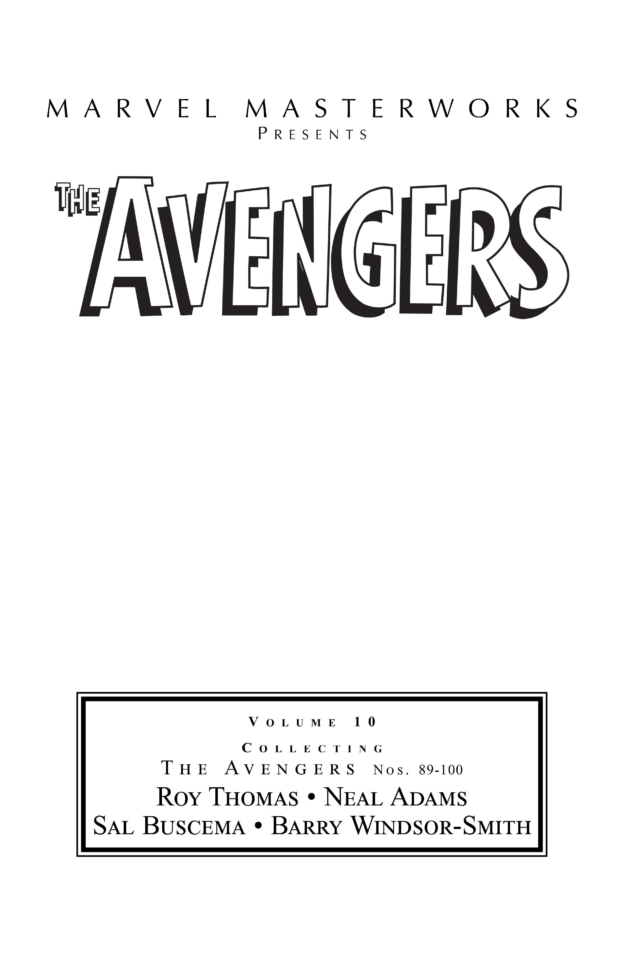 Read online Marvel Masterworks: The Avengers comic -  Issue # TPB 10 (Part 1) - 2