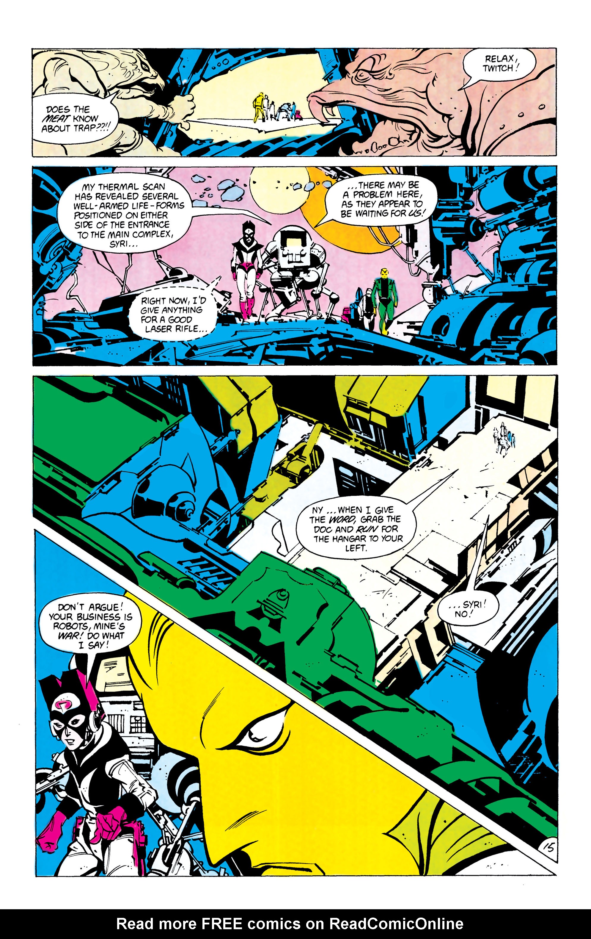 Read online The Omega Men (1983) comic -  Issue #21 - 16