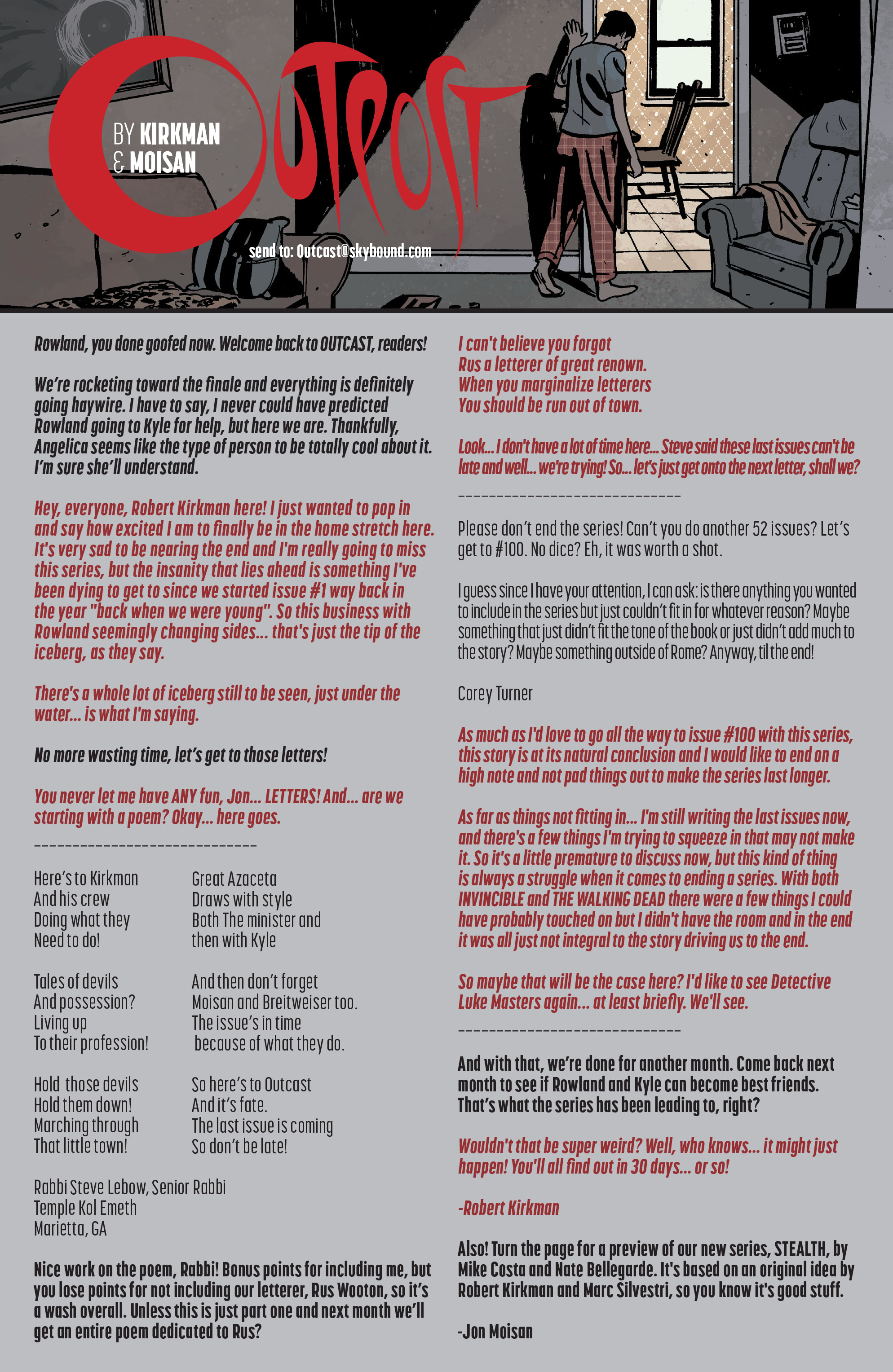 Read online Outcast by Kirkman & Azaceta comic -  Issue #44 - 22