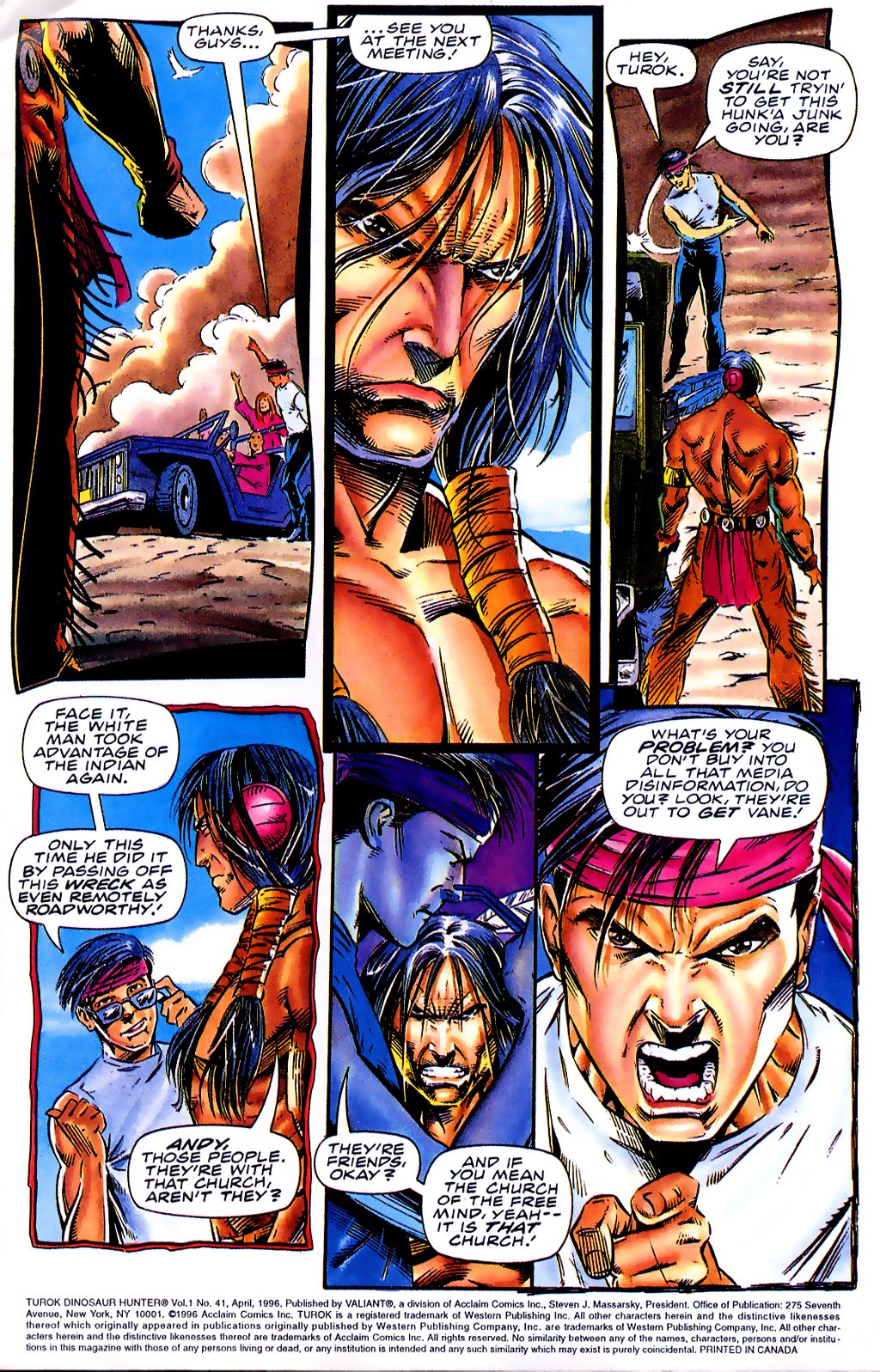 Read online Turok, Dinosaur Hunter (1993) comic -  Issue #41 - 4