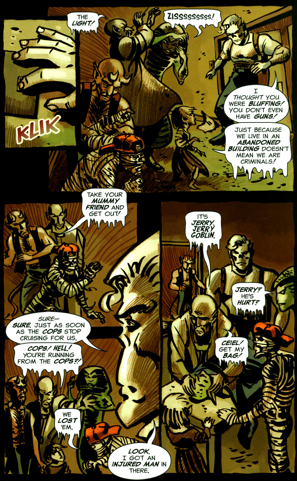Read online Frankenstein Mobster comic -  Issue #4 - 17