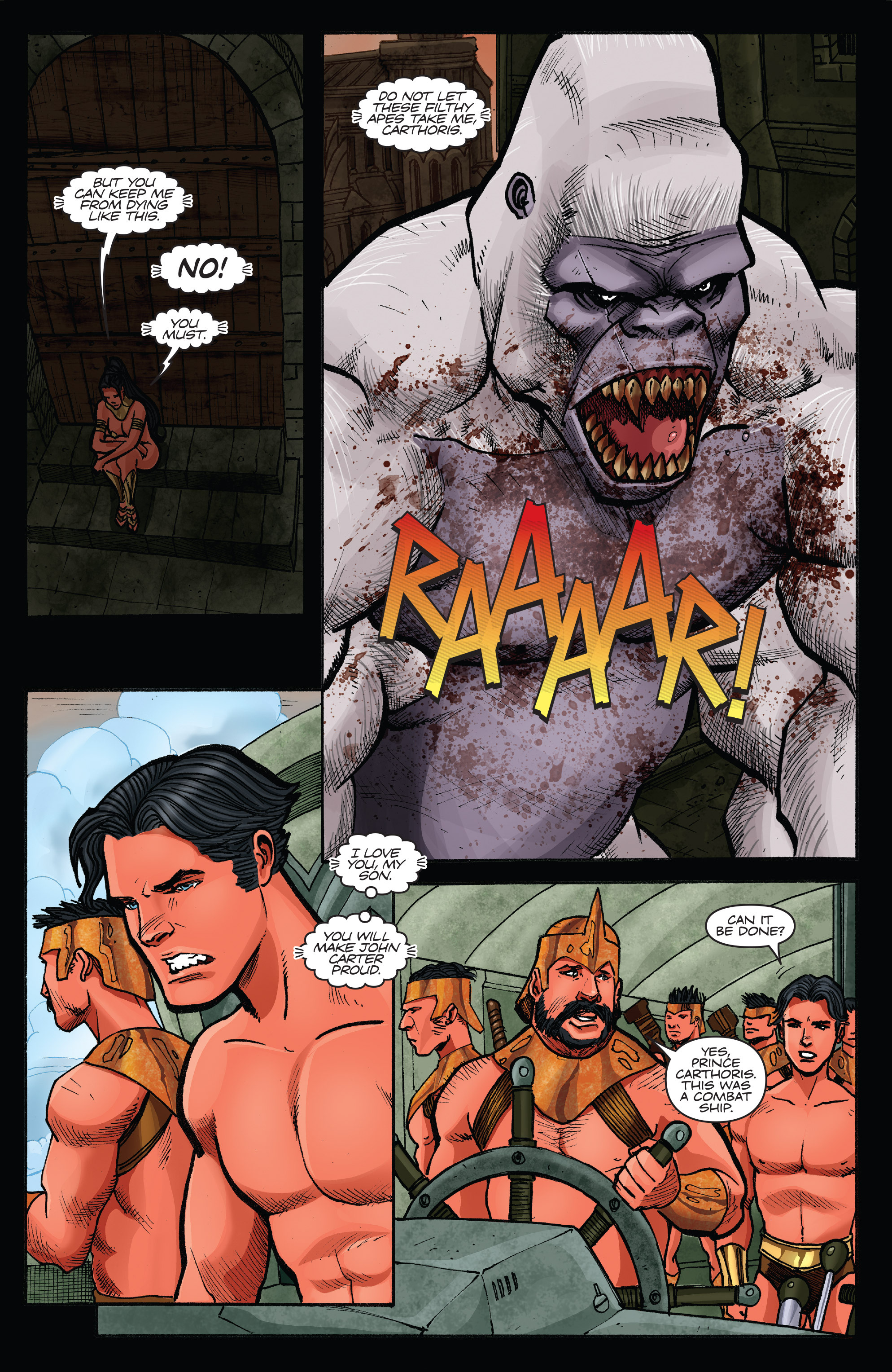 Read online Dejah Thoris and the White Apes of Mars comic -  Issue #4 - 5