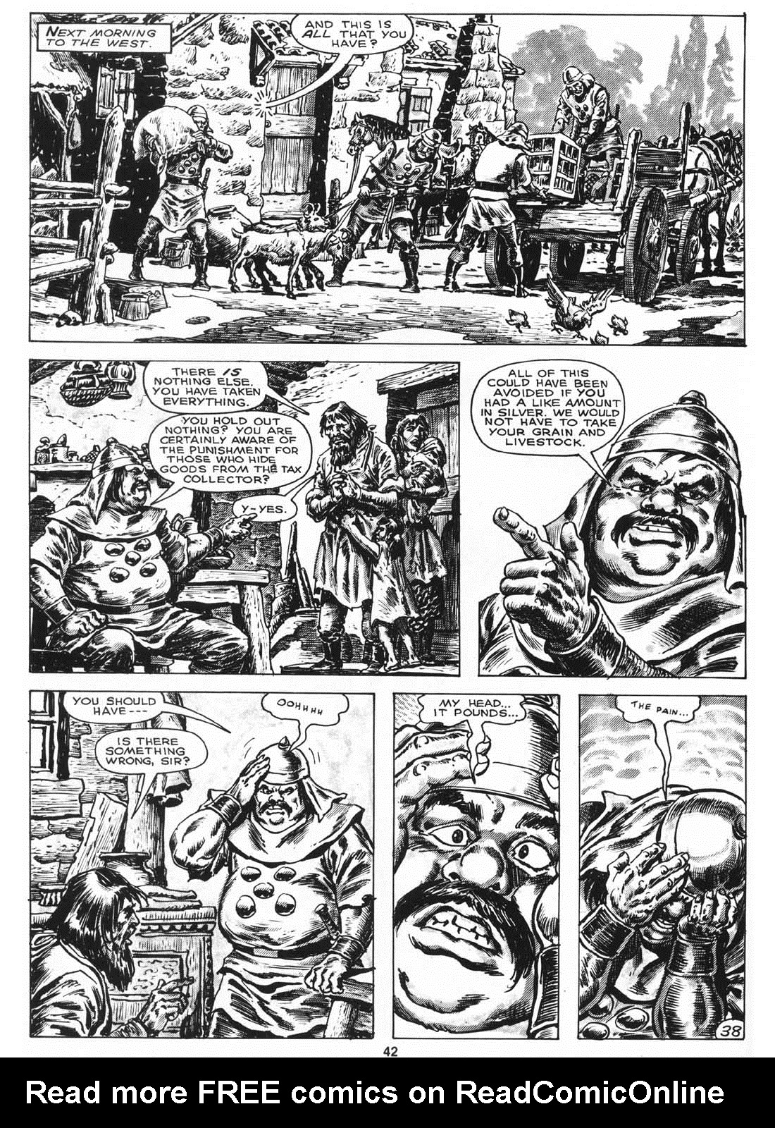 Read online The Savage Sword Of Conan comic -  Issue #158 - 44