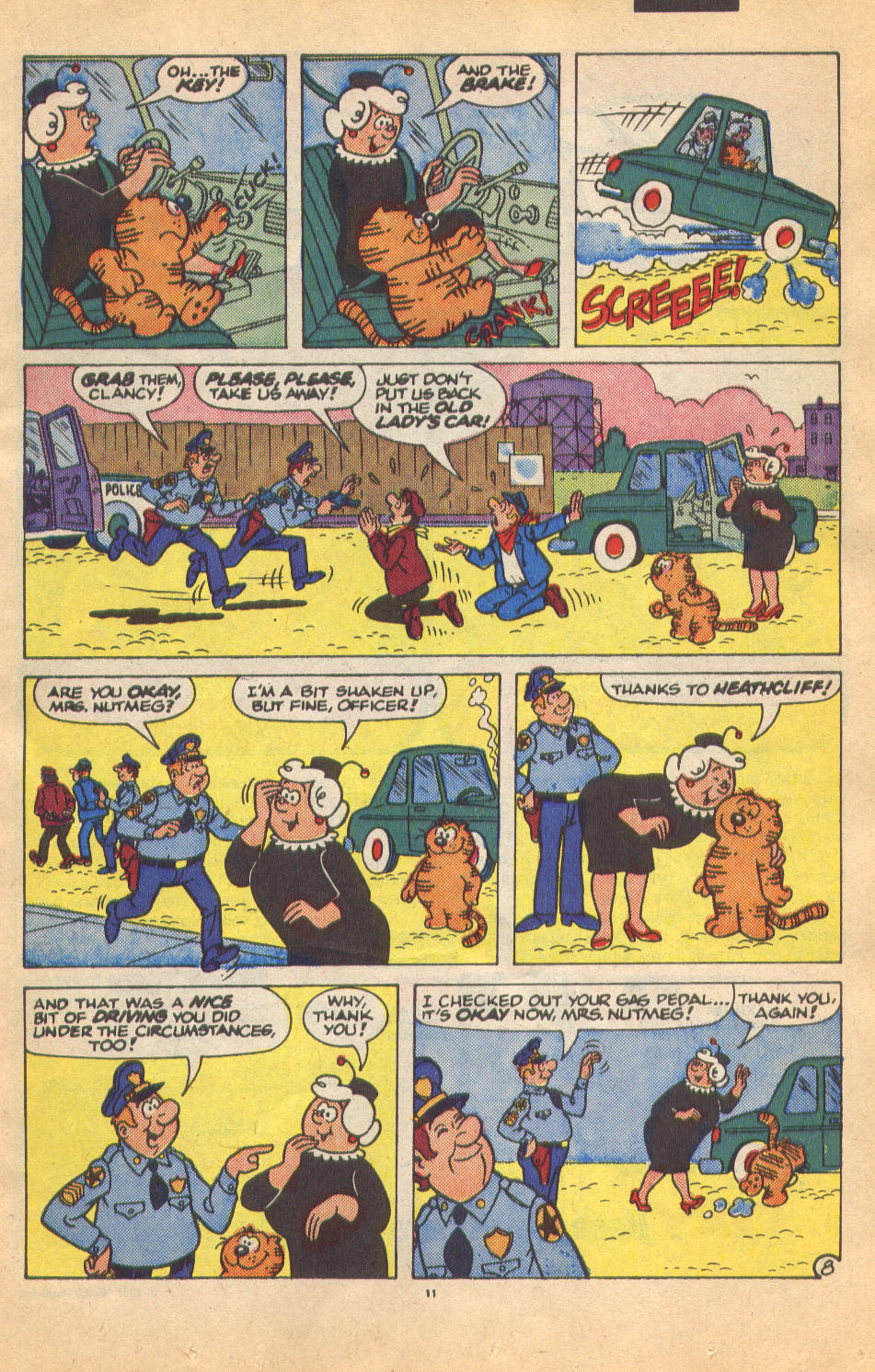 Read online Heathcliff's Funhouse comic -  Issue #7 - 9
