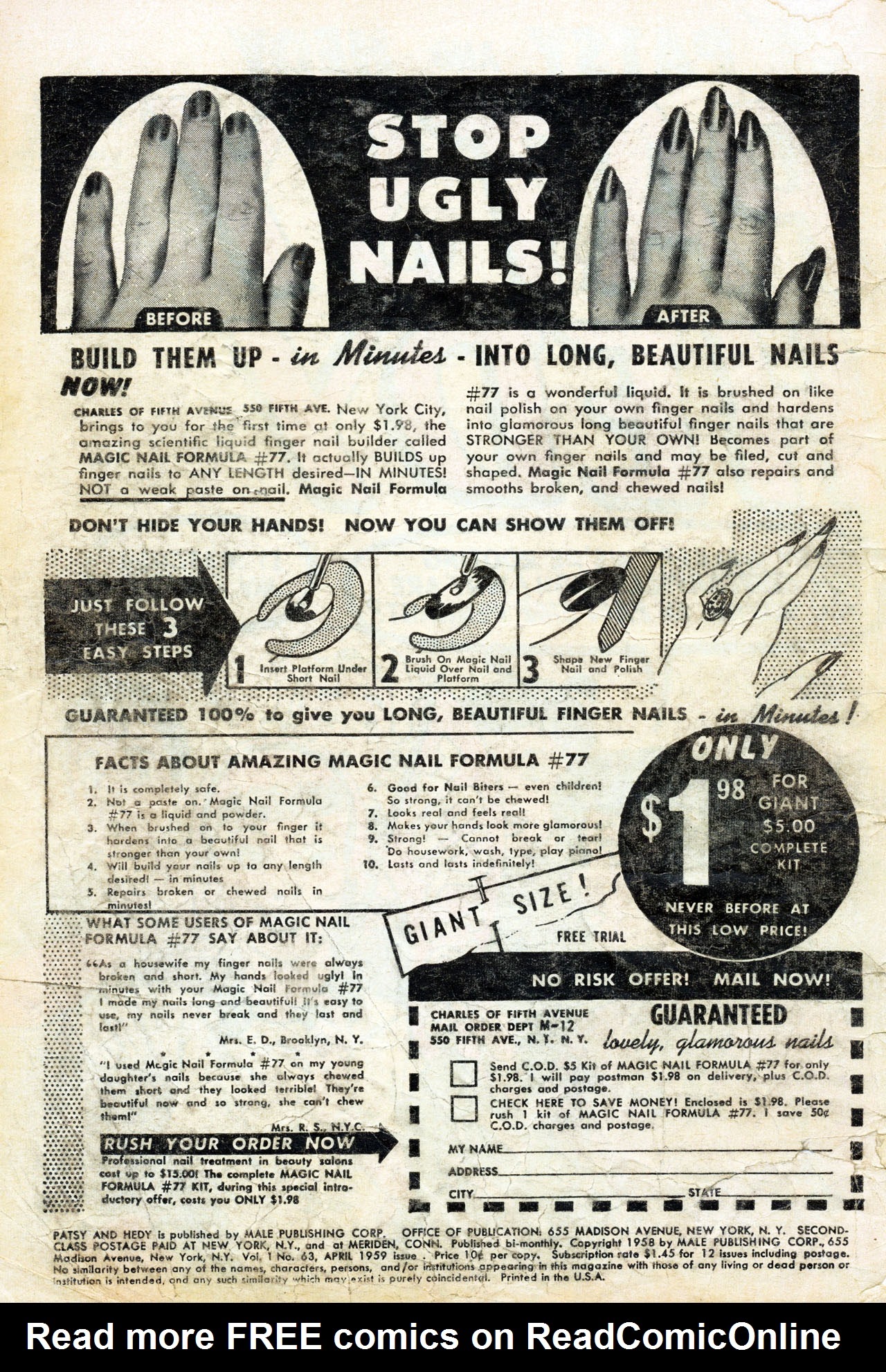 Read online Patsy and Hedy comic -  Issue #63 - 2