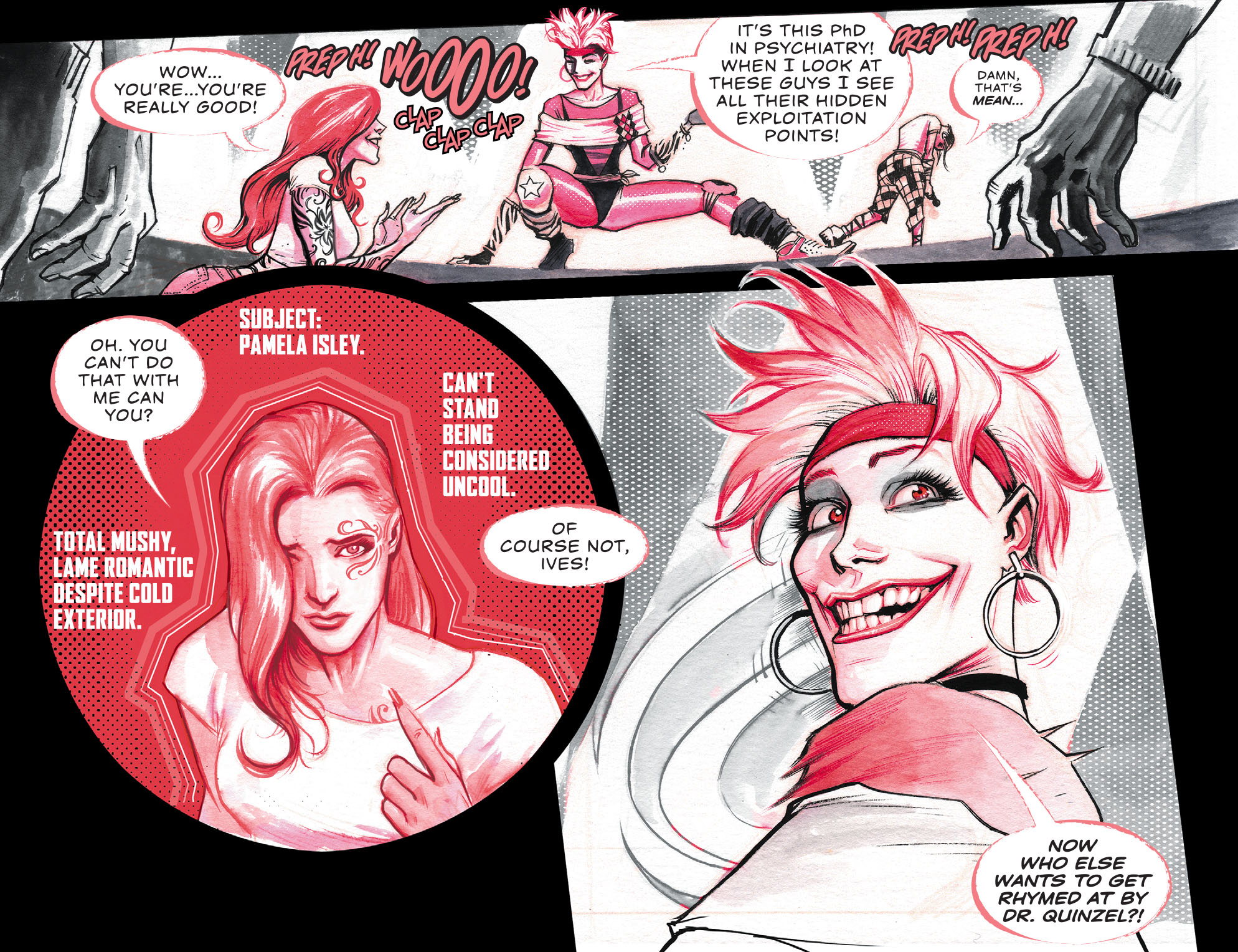 Read online Harley Quinn Black   White   Red comic -  Issue #4 - 13