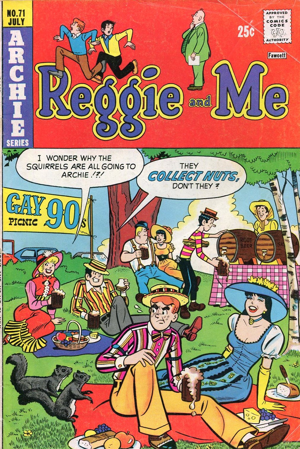 Read online Reggie and Me (1966) comic -  Issue #71 - 1