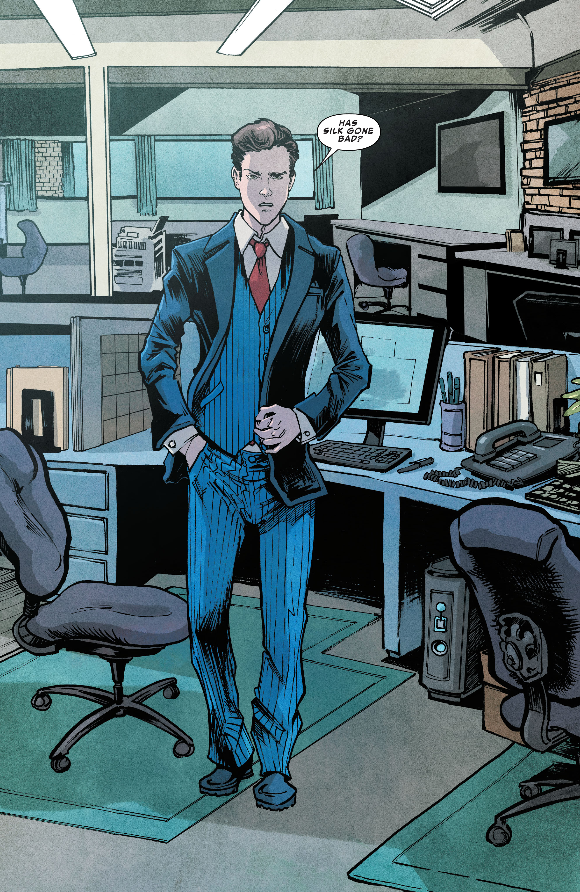 Read online Silk: Out of the Spider-Verse comic -  Issue # TPB 1 (Part 3) - 56
