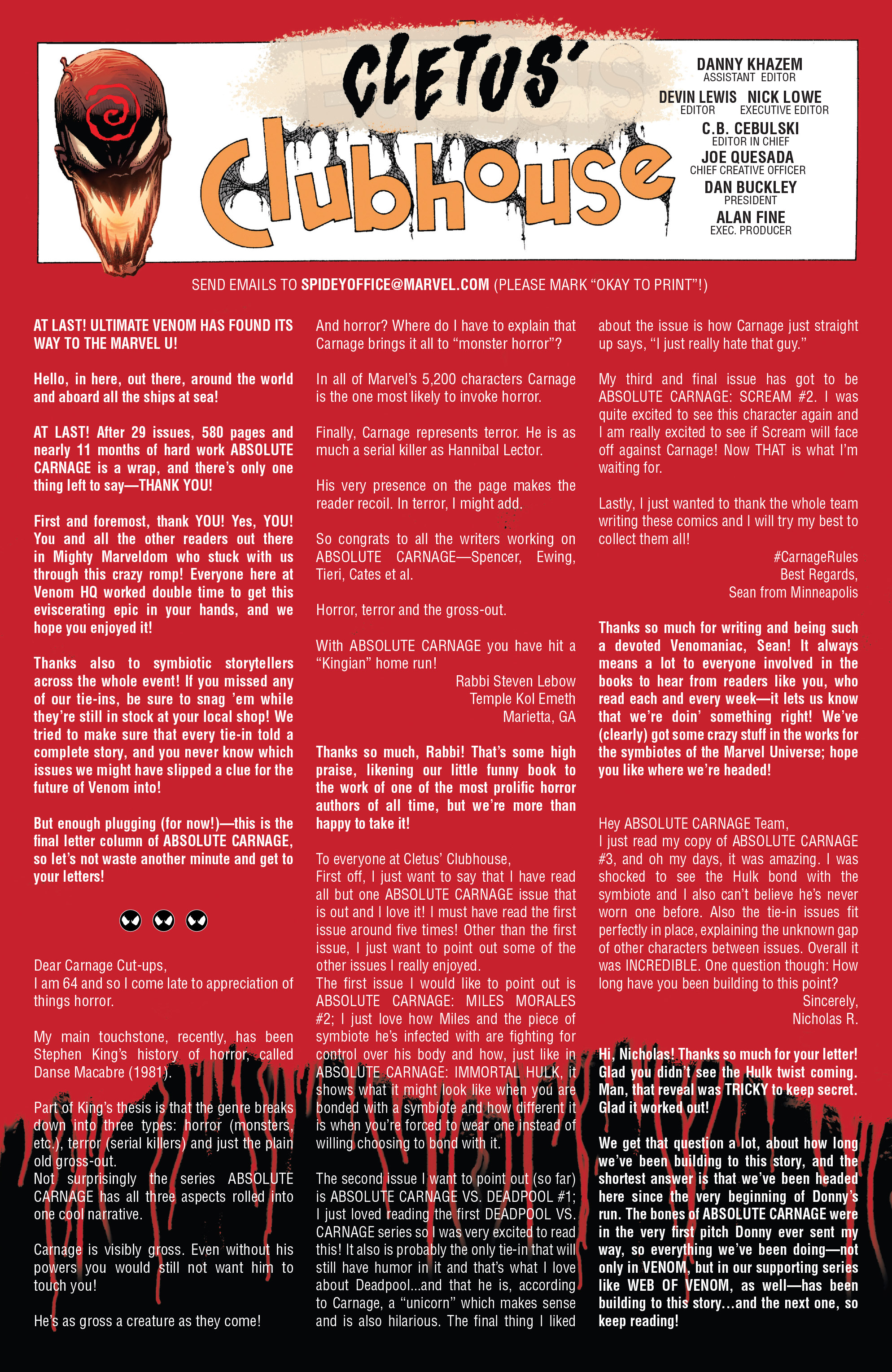 Read online Venom (2018) comic -  Issue #20 - 21