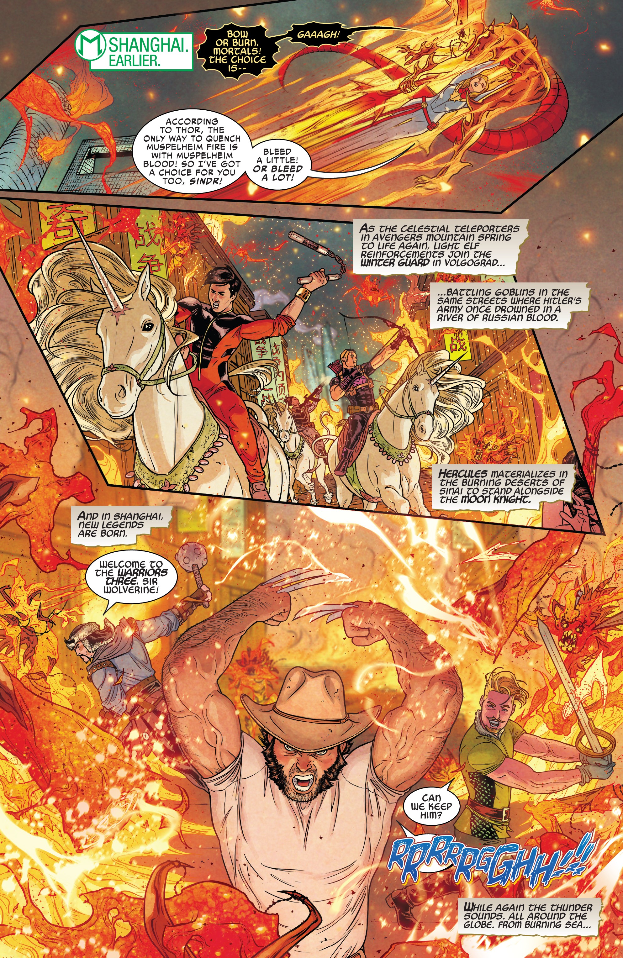Read online War of the Realms comic -  Issue #5 - 16