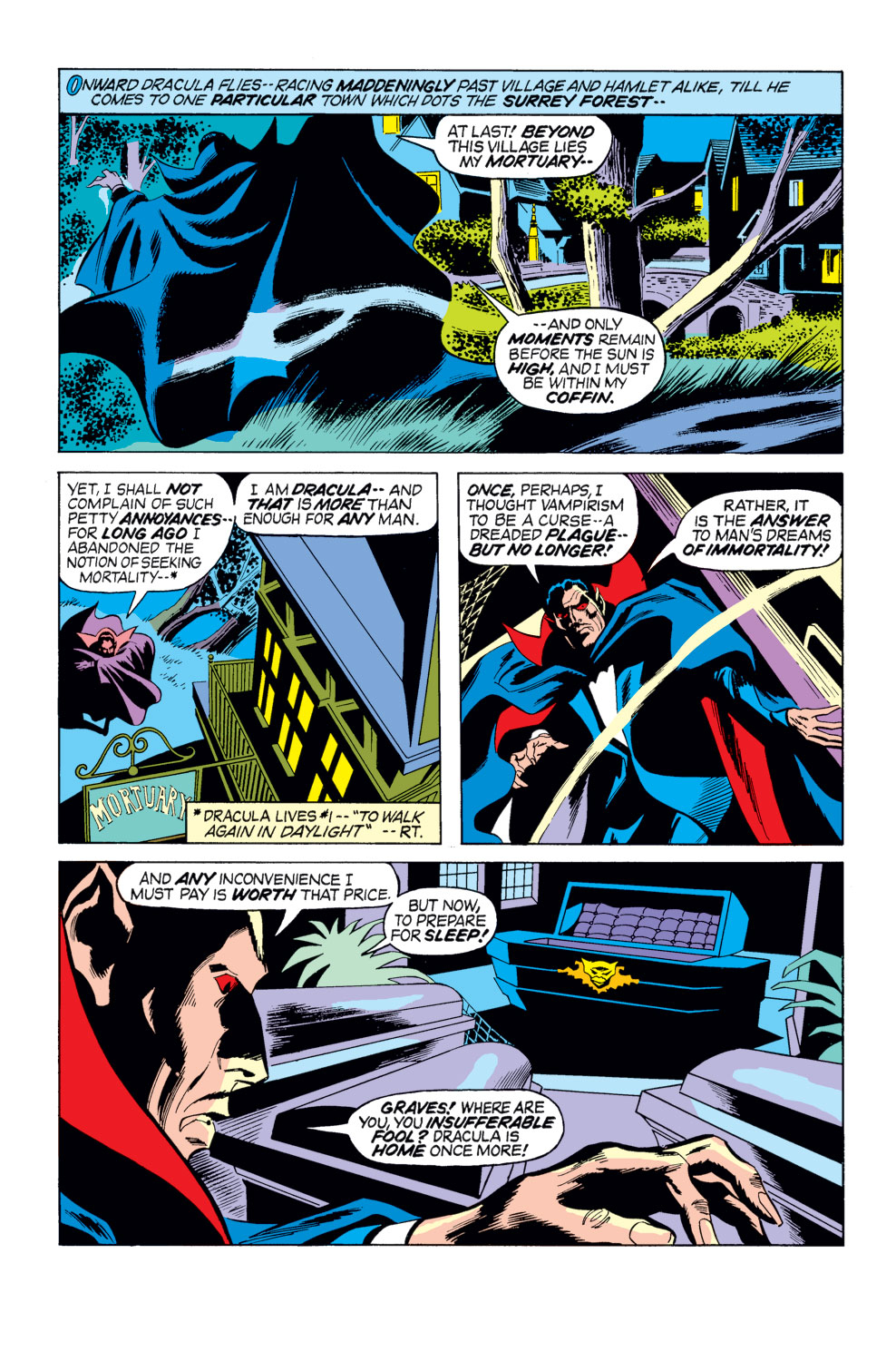 Read online Tomb of Dracula (1972) comic -  Issue #11 - 3