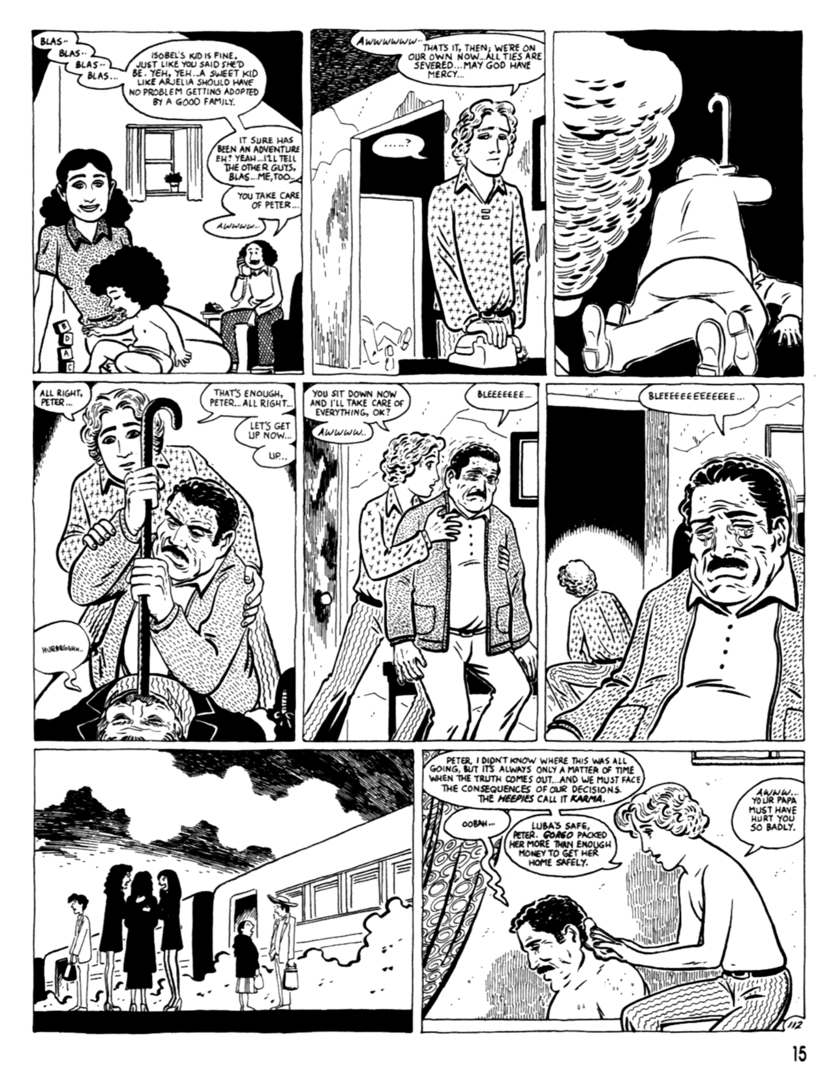 Read online Love and Rockets (1982) comic -  Issue #38 - 17