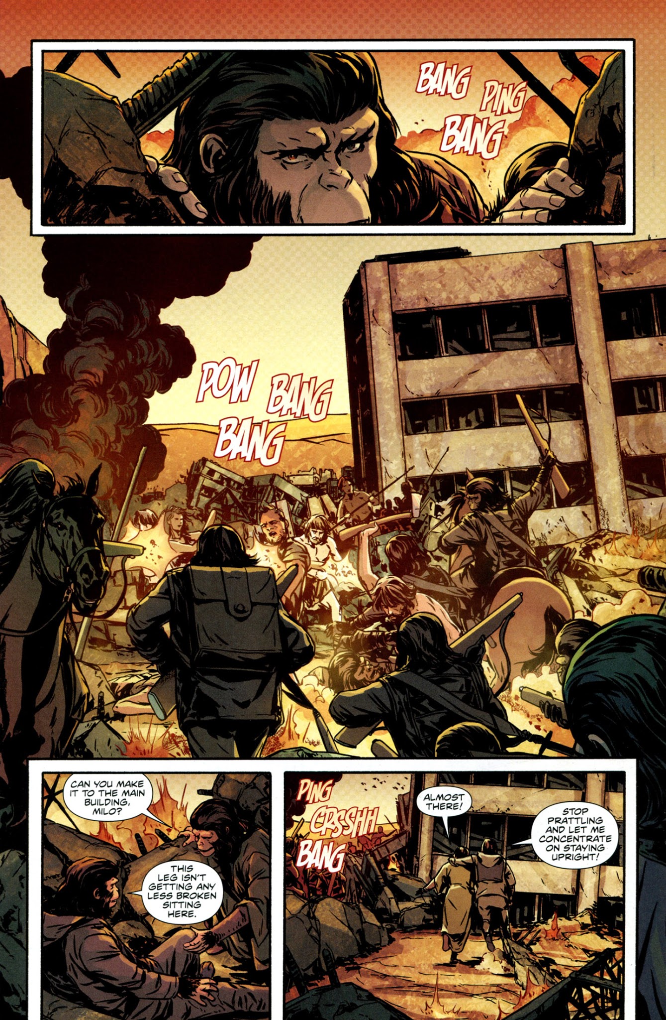 Read online Exile on the Planet of the Apes comic -  Issue #4 - 3