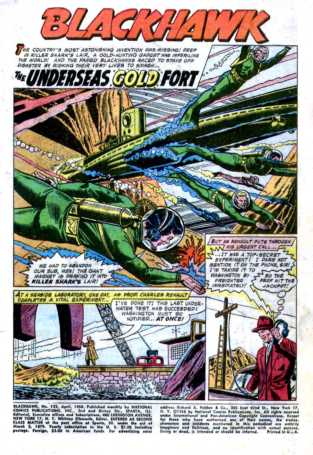 Read online Blackhawk (1957) comic -  Issue #123 - 3