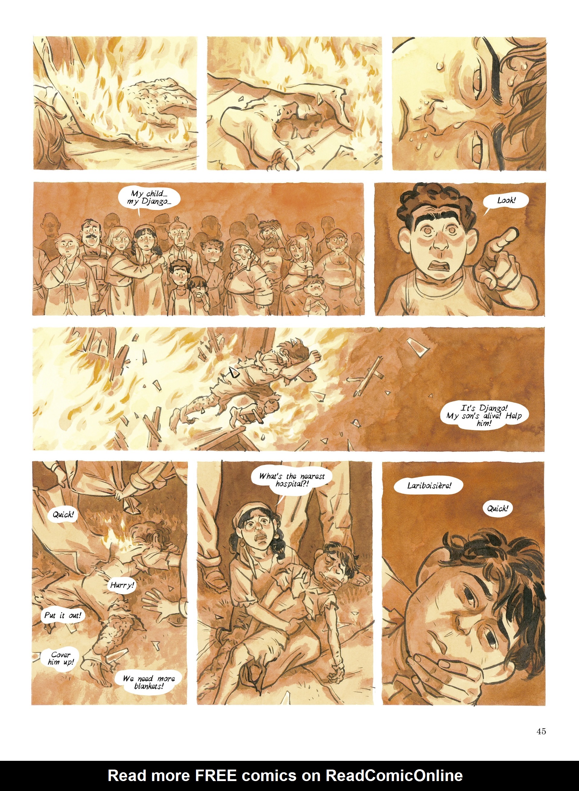 Read online Django: Hand On Fire comic -  Issue # TPB - 44