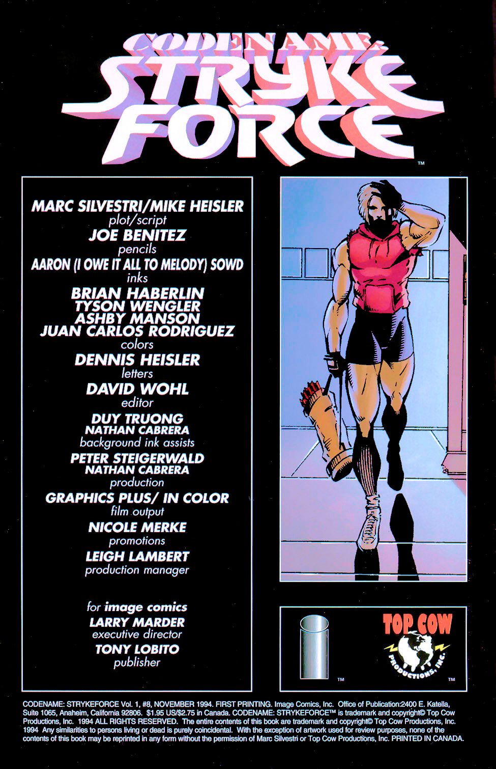 Read online Codename: Strykeforce comic -  Issue #8 - 2