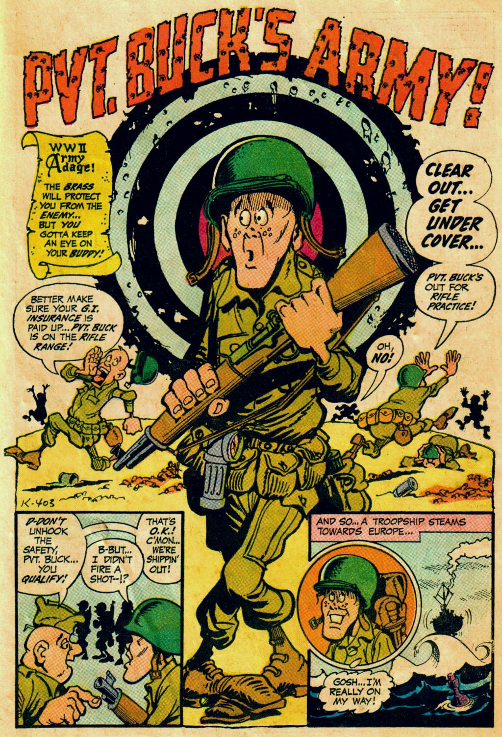 Read online Our Army at War (1952) comic -  Issue #223 - 21