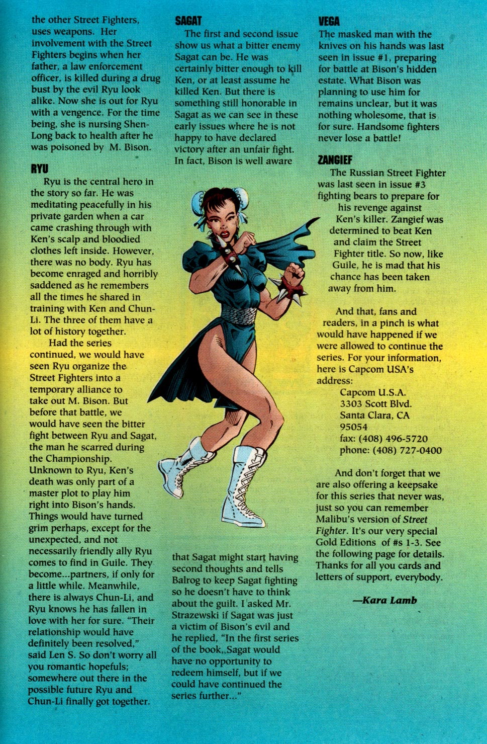 Read online Street Fighter (1994) comic -  Issue #3 - 27