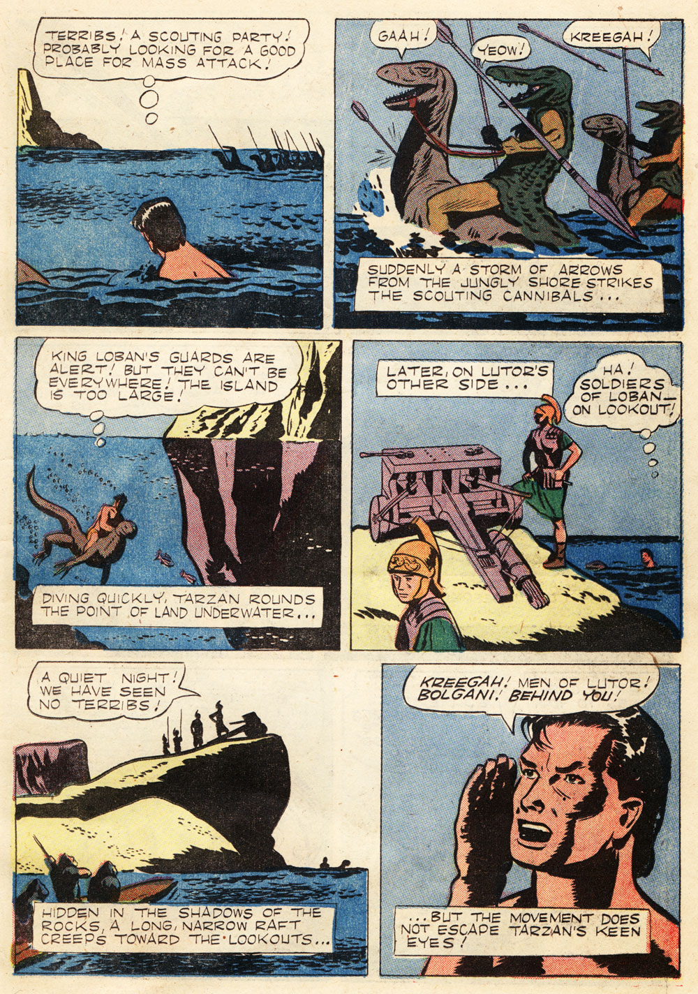 Read online Tarzan (1948) comic -  Issue #71 - 11