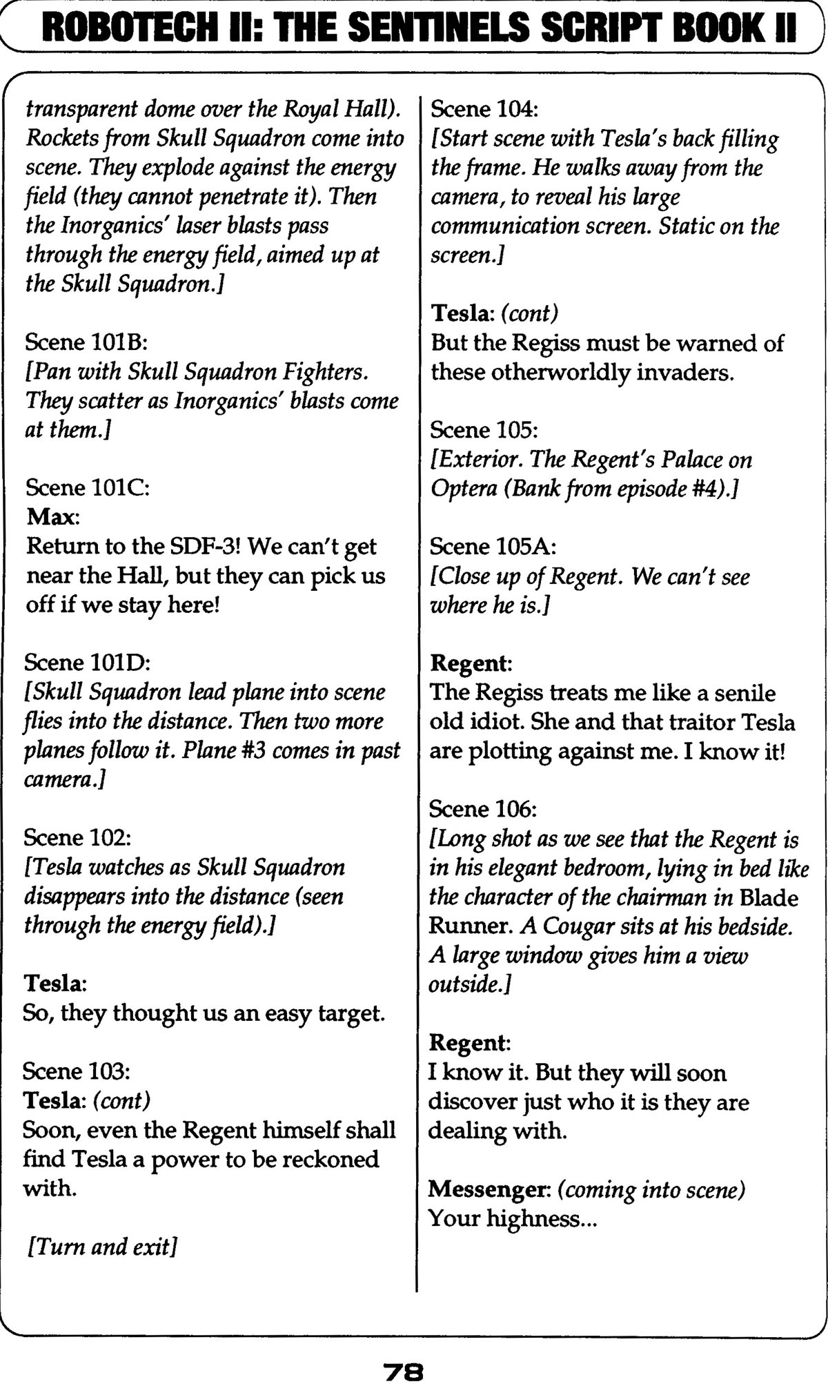 Read online Robotech II: The Sentinels comic -  Issue # _Script Book 2 - 74