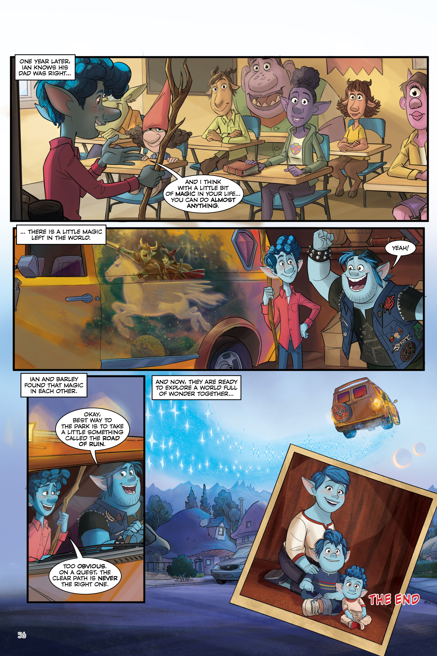 Onward The Story Of The Movie In Comics Tpb | Read Onward The Story Of