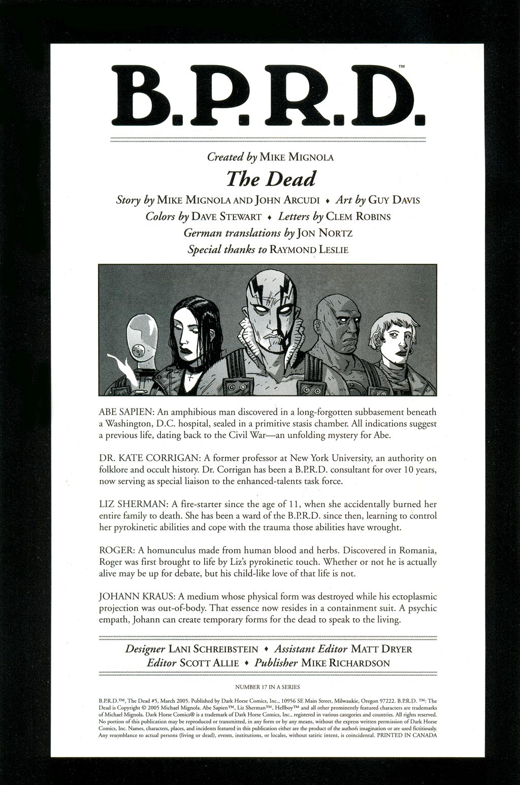 Read online B.P.R.D.: The Dead comic -  Issue #5 - 2