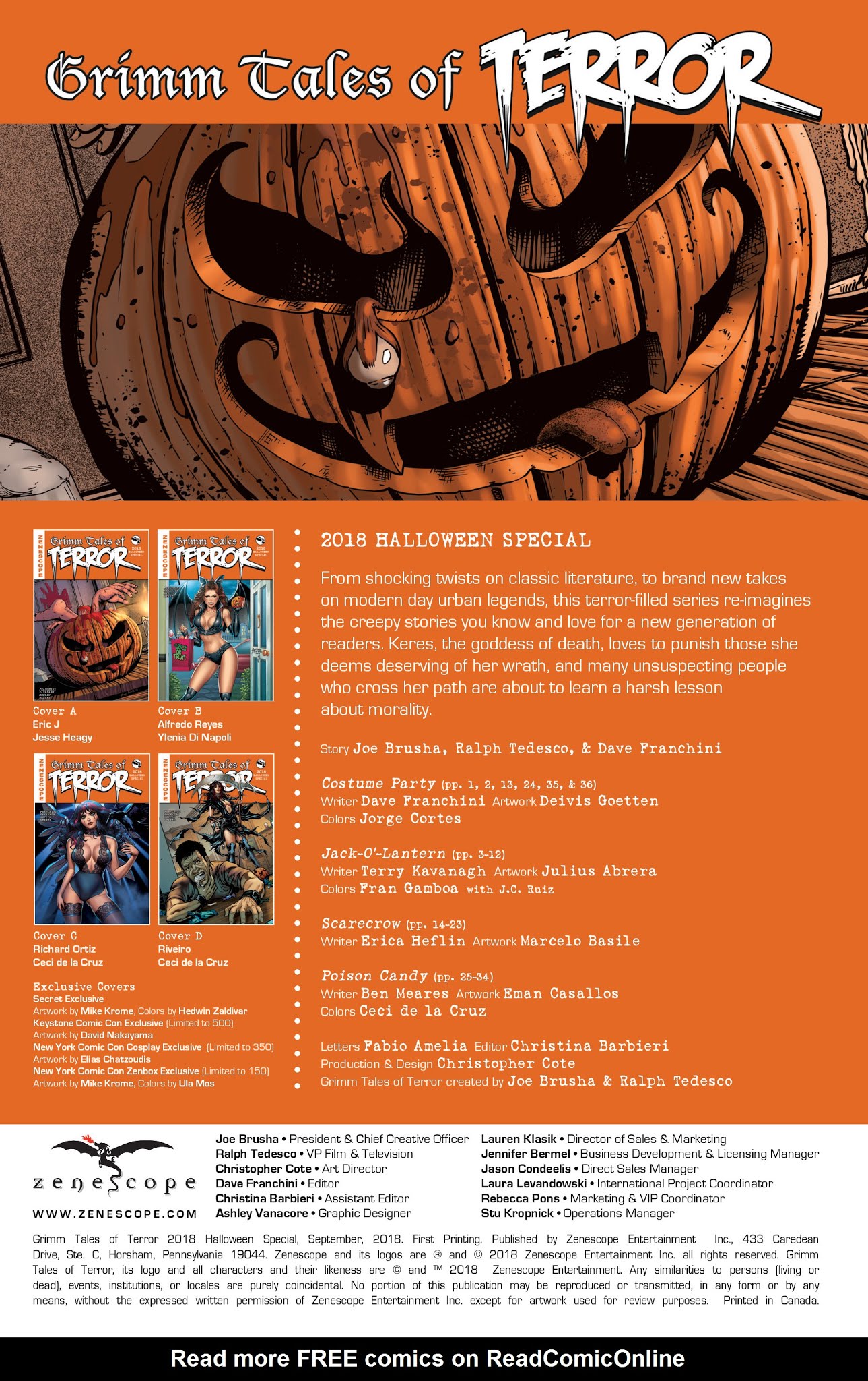Read online Grimm Tales of Terror (2018) comic -  Issue # _Halloween Special - 2