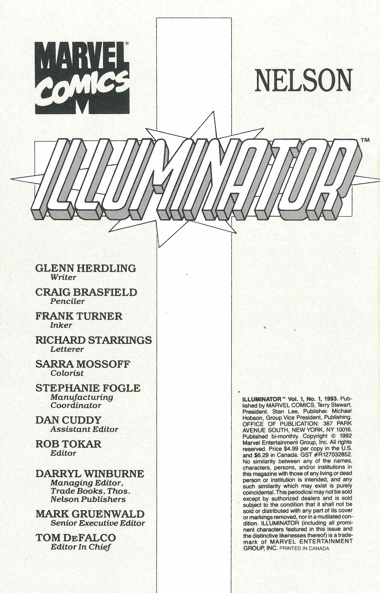 Read online Illuminator comic -  Issue #1 - 2