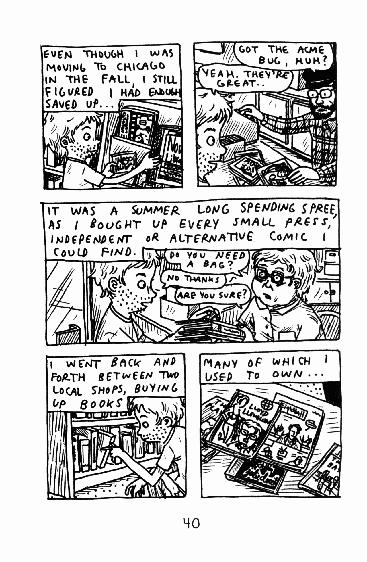 Read online Funny Misshapen Body: A Memoir comic -  Issue # TPB (Part 1) - 46