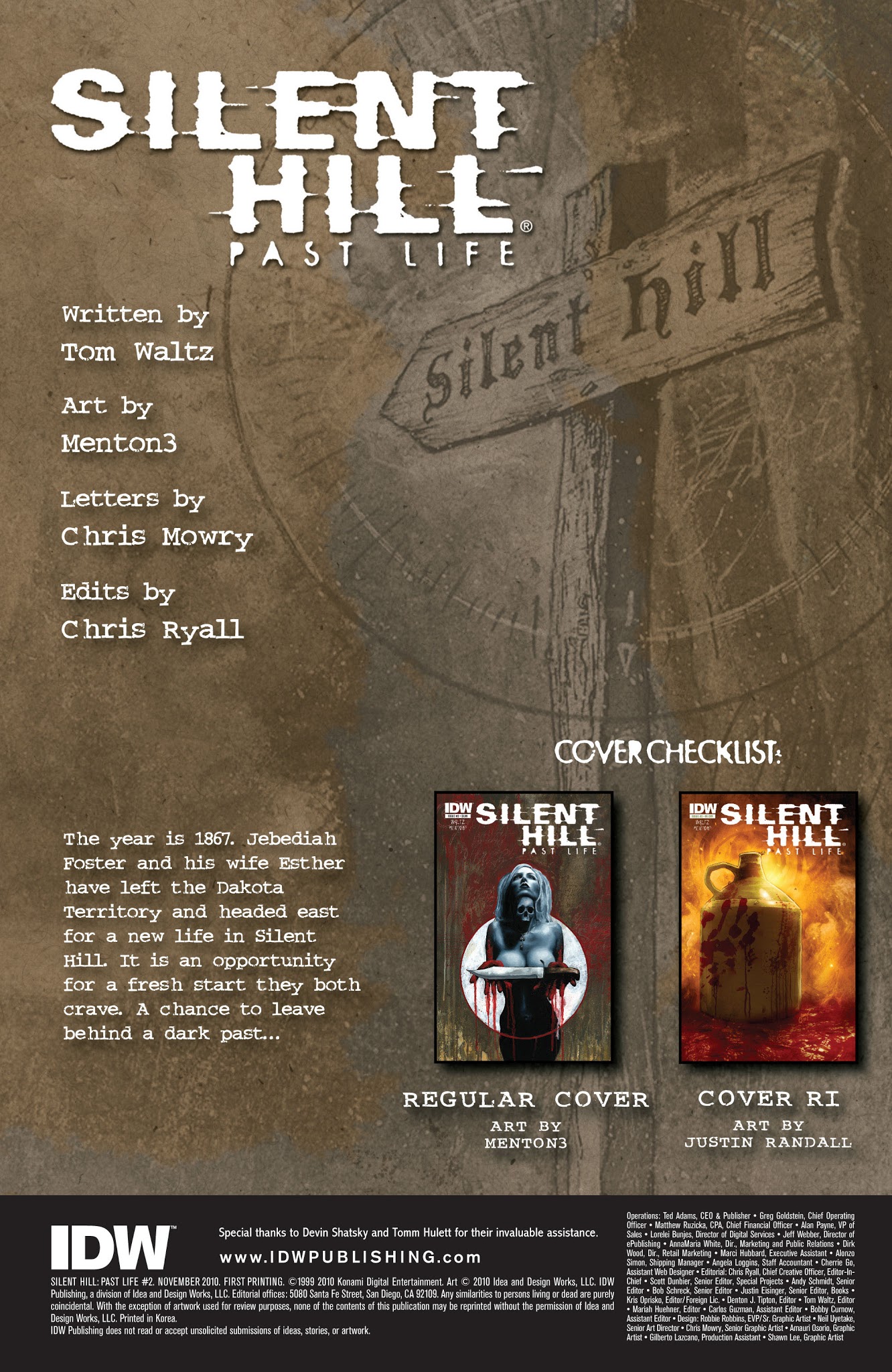 Read online Silent Hill: Past Life comic -  Issue #2 - 2