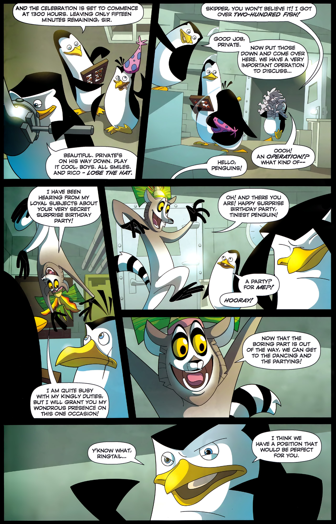 Read online Penguins of Madagascar comic -  Issue #2 - 24