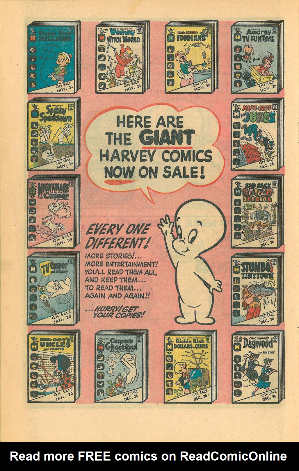 Read online Little Audrey And Melvin comic -  Issue #13 - 19