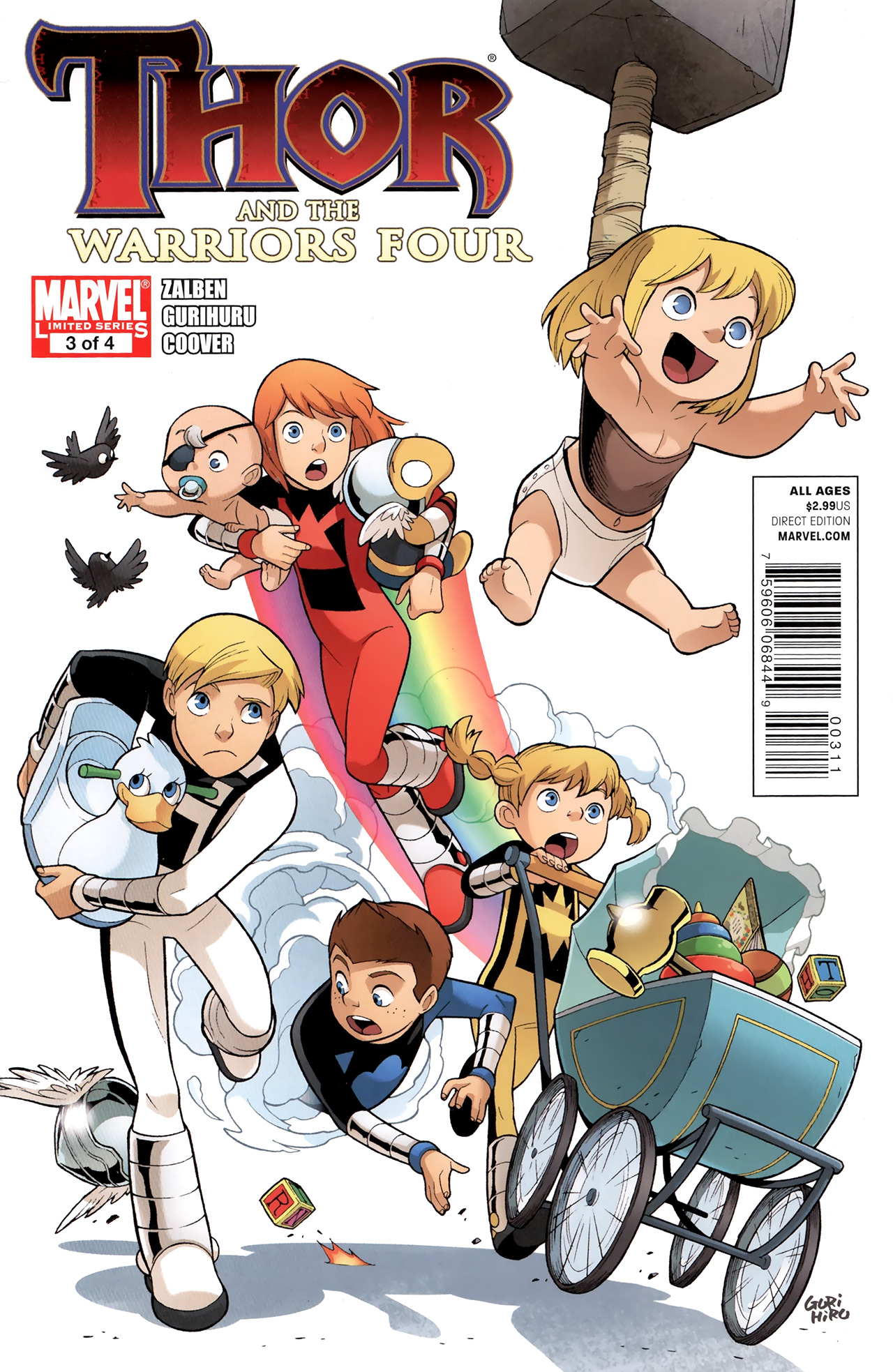 Read online Thor and the Warriors Four comic -  Issue #3 - 1