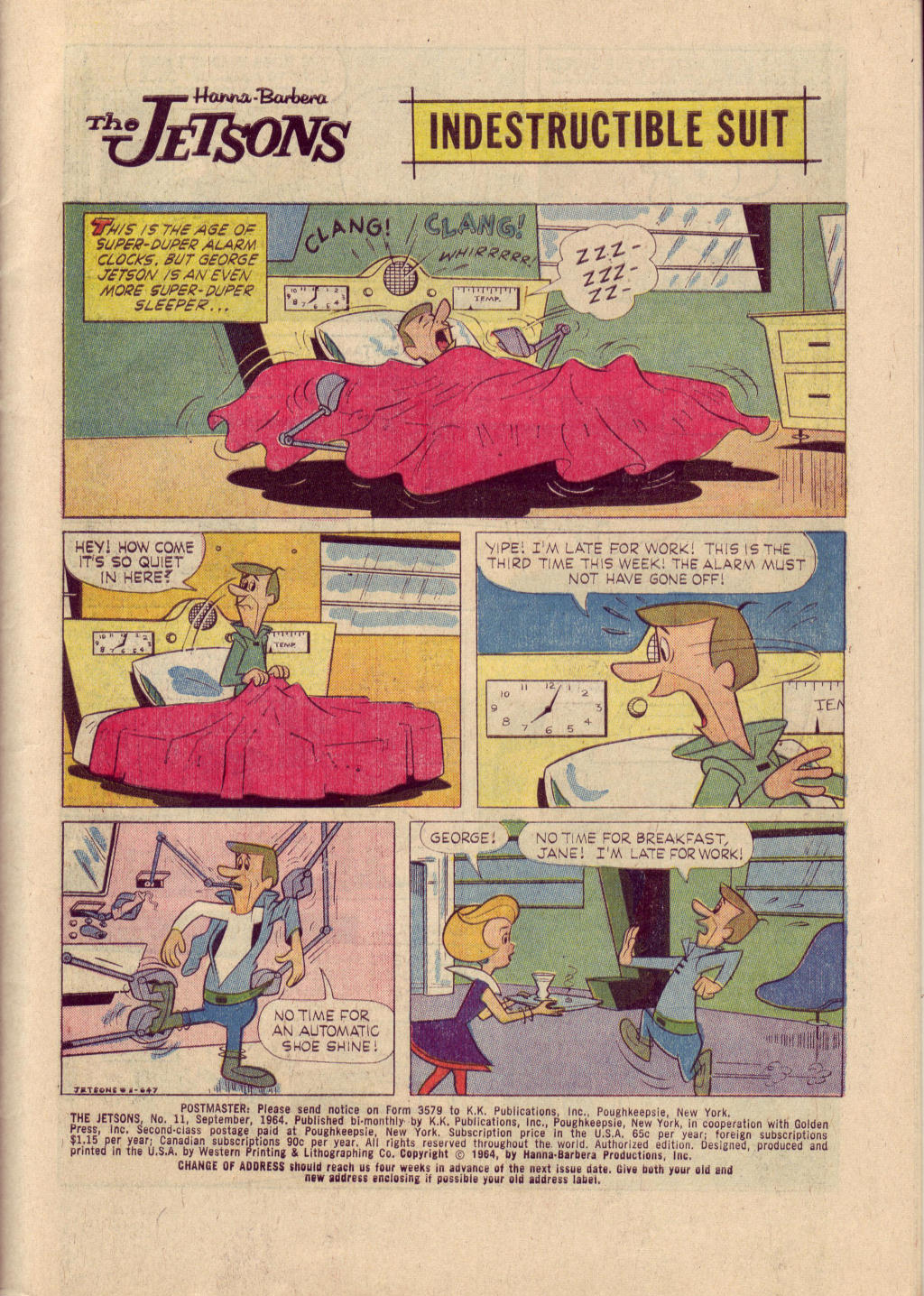 Read online The Jetsons (1963) comic -  Issue #11 - 3