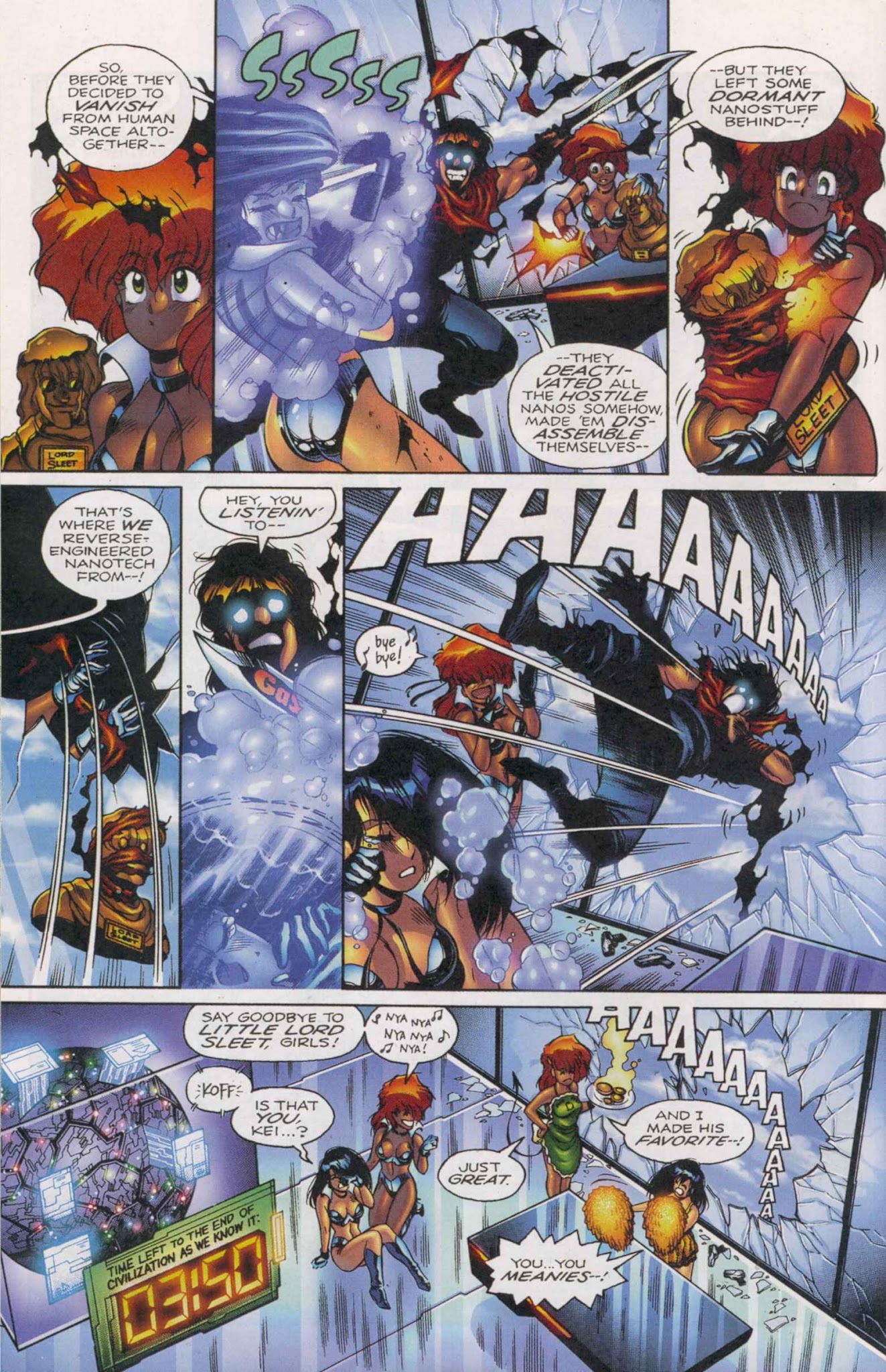 Read online The Dirty Pair: Sim Hell Remastered comic -  Issue #4 - 18