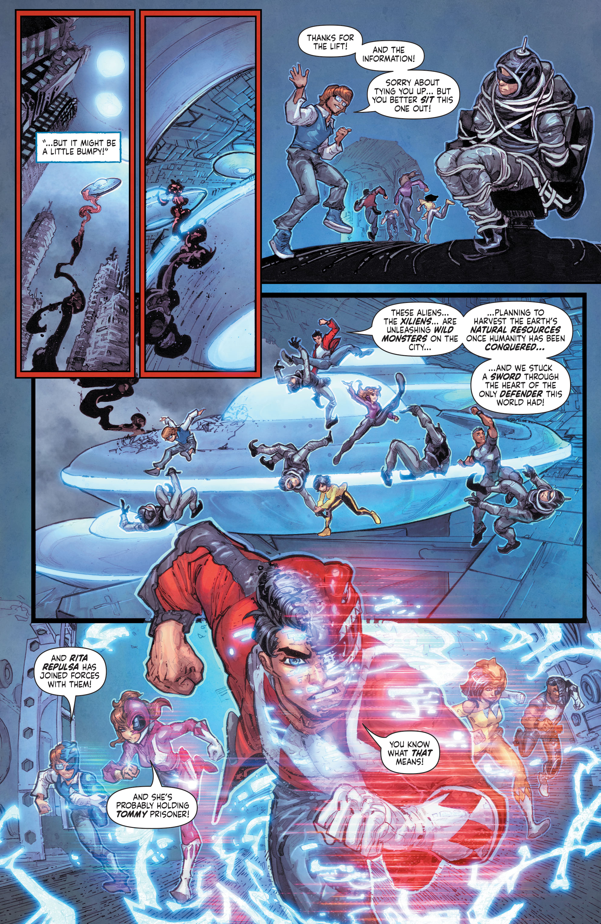 Read online Godzilla vs. The Mighty Morphin Power Rangers comic -  Issue #2 - 13