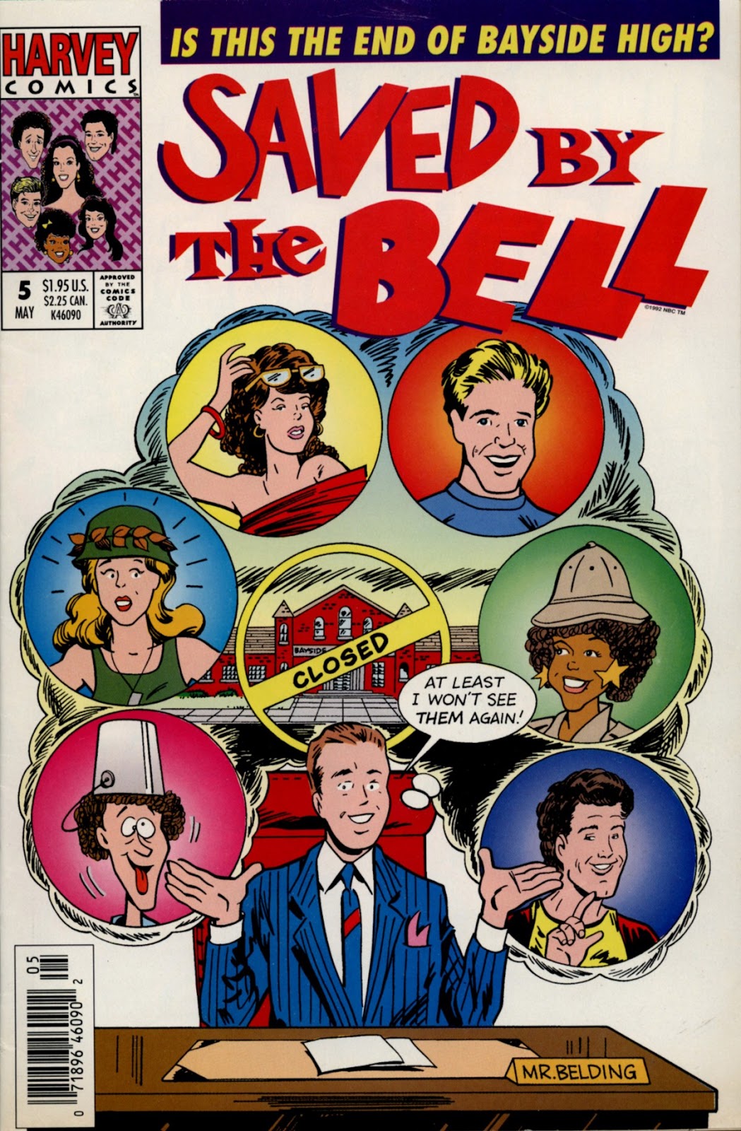 Read online Saved By The Bell comic -  Issue #5 - 1