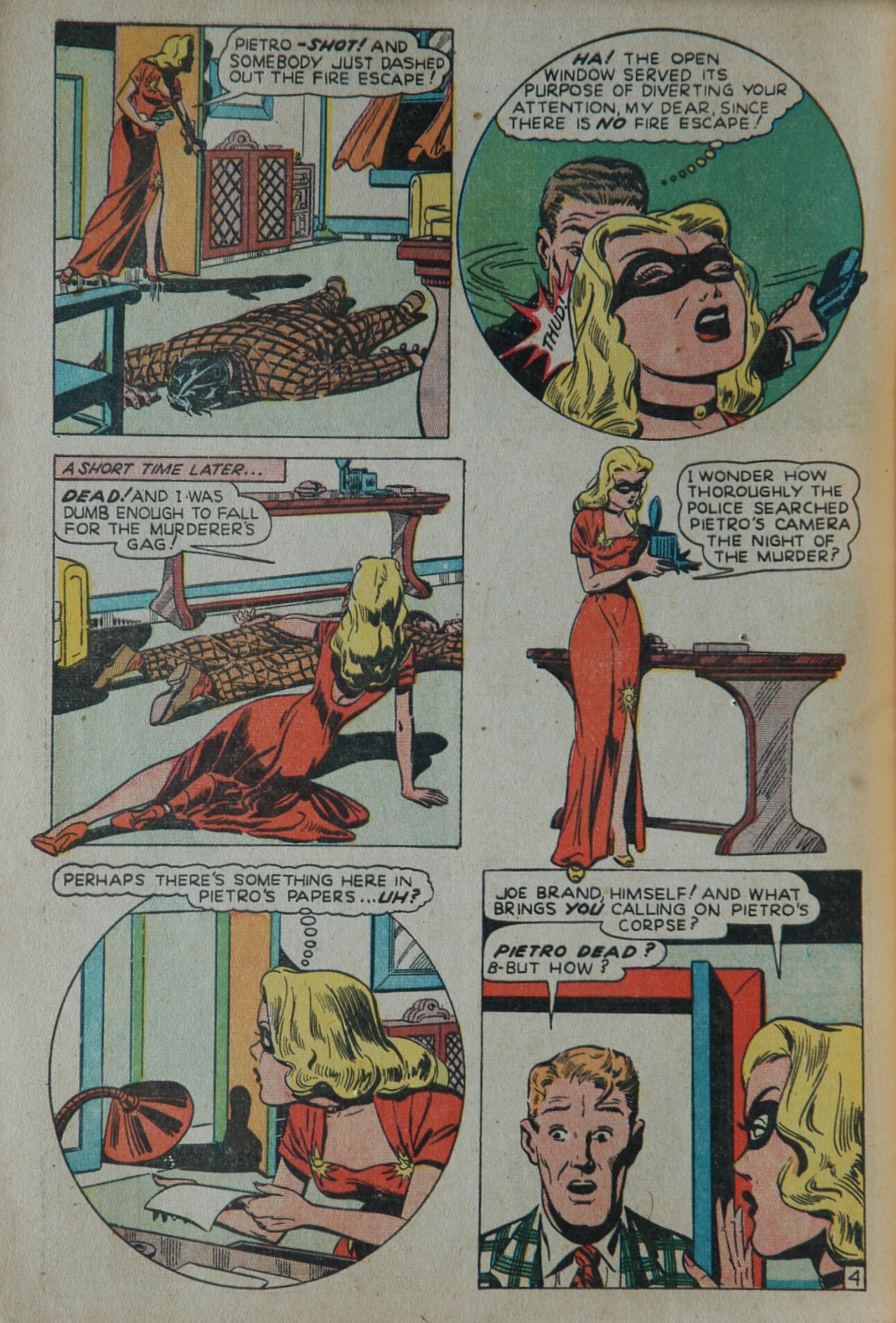 Read online Blonde Phantom Comics comic -  Issue #17 - 6