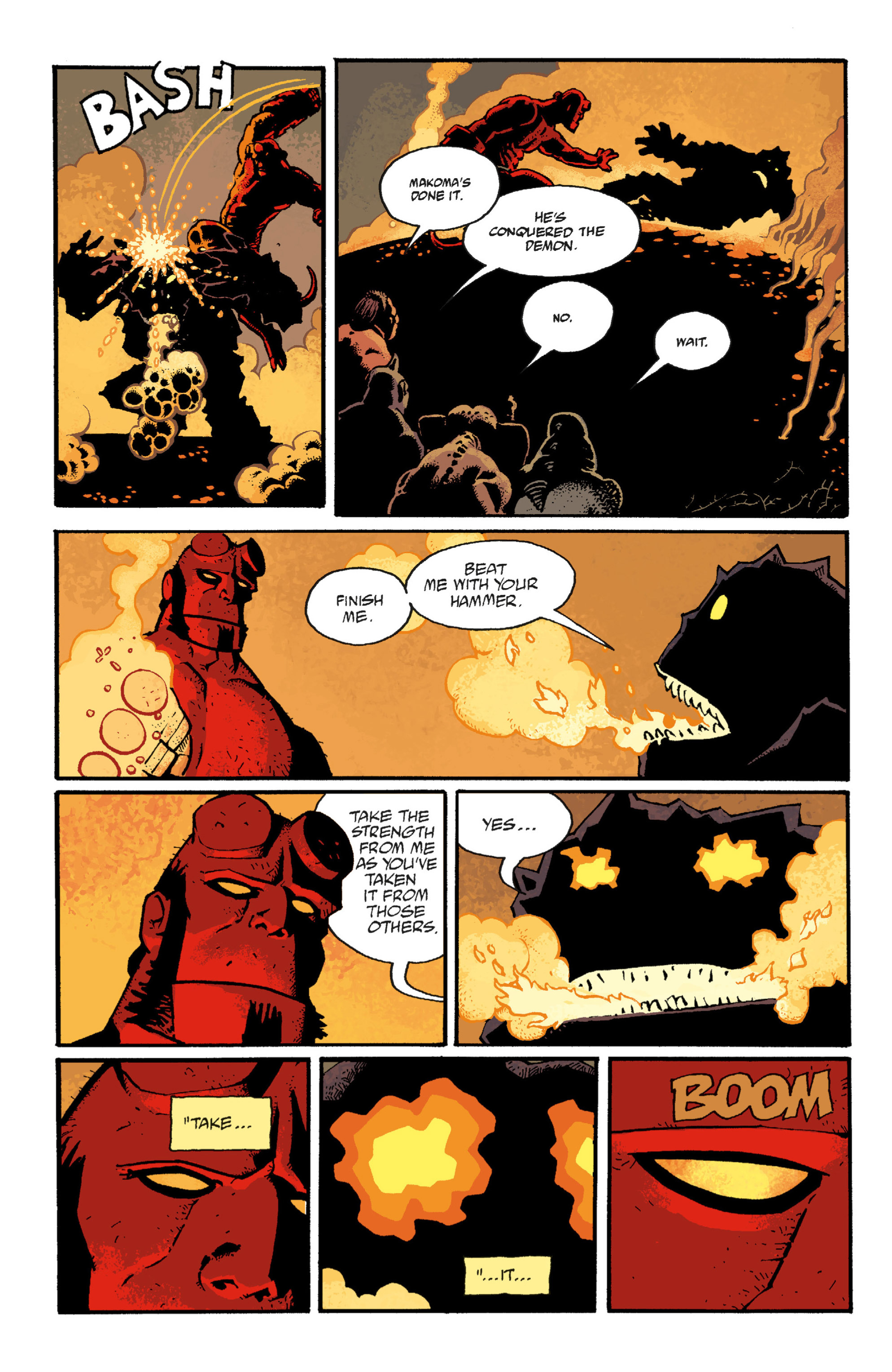 Read online Hellboy comic -  Issue #7 - 105