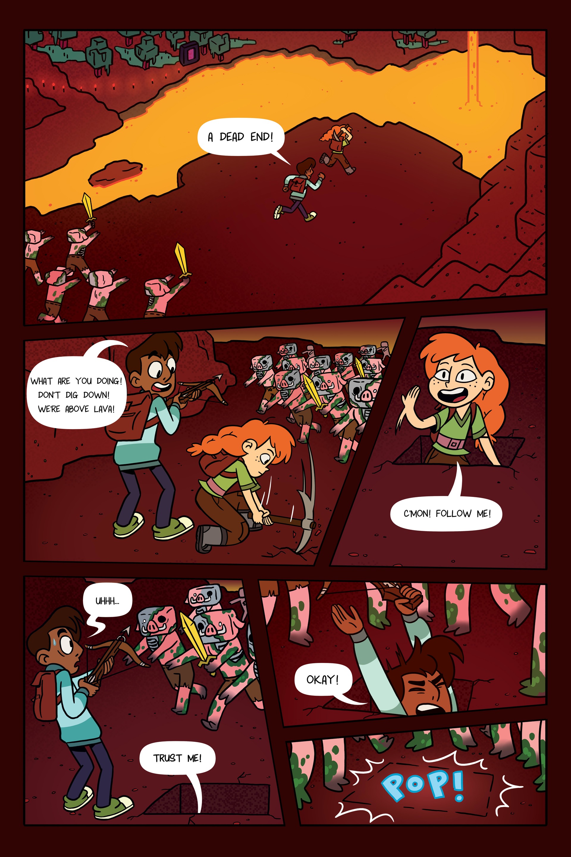 Read online Minecraft: Open World – Into the Nether comic -  Issue # TPB - 59