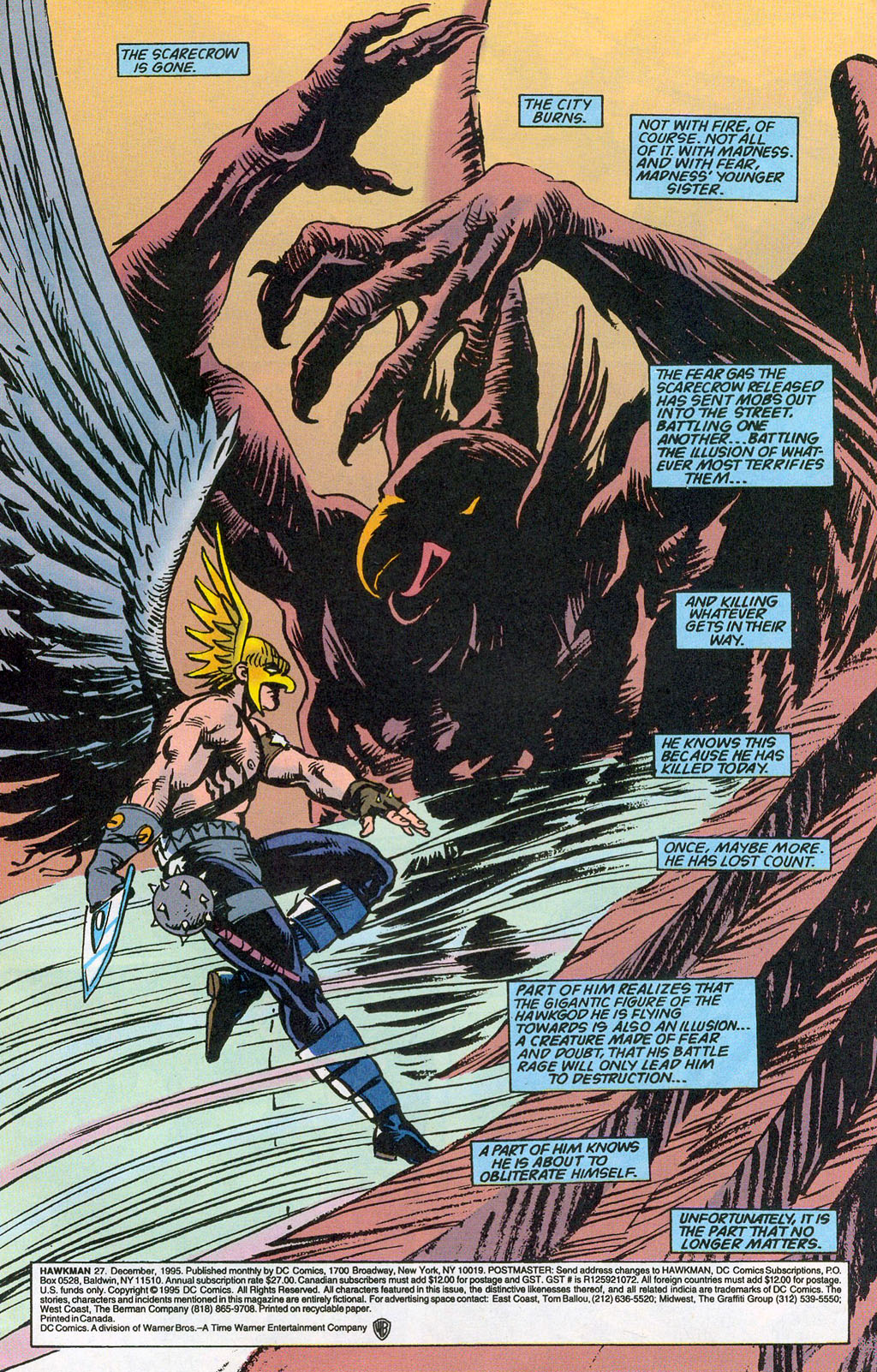 Hawkman (1993) Issue #27 #30 - English 3