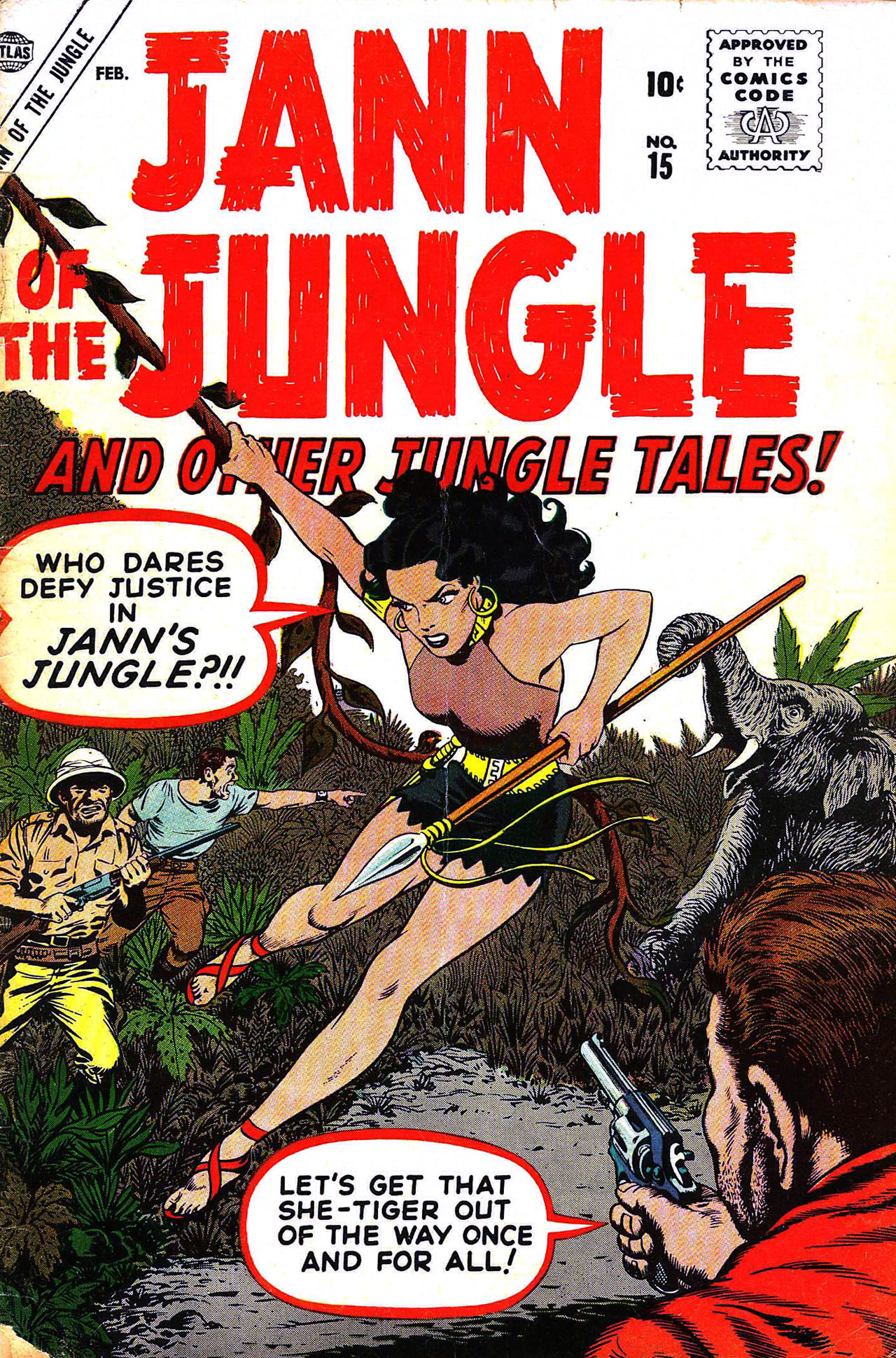 Read online Jann of the Jungle comic -  Issue #15 - 1