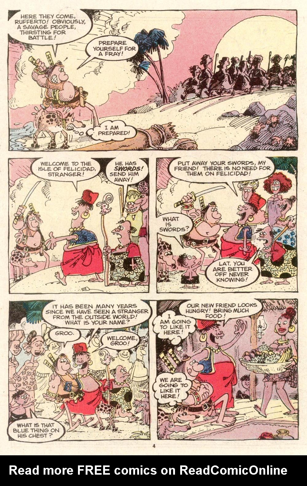 Read online Sergio Aragonés Groo the Wanderer comic -  Issue #55 - 4