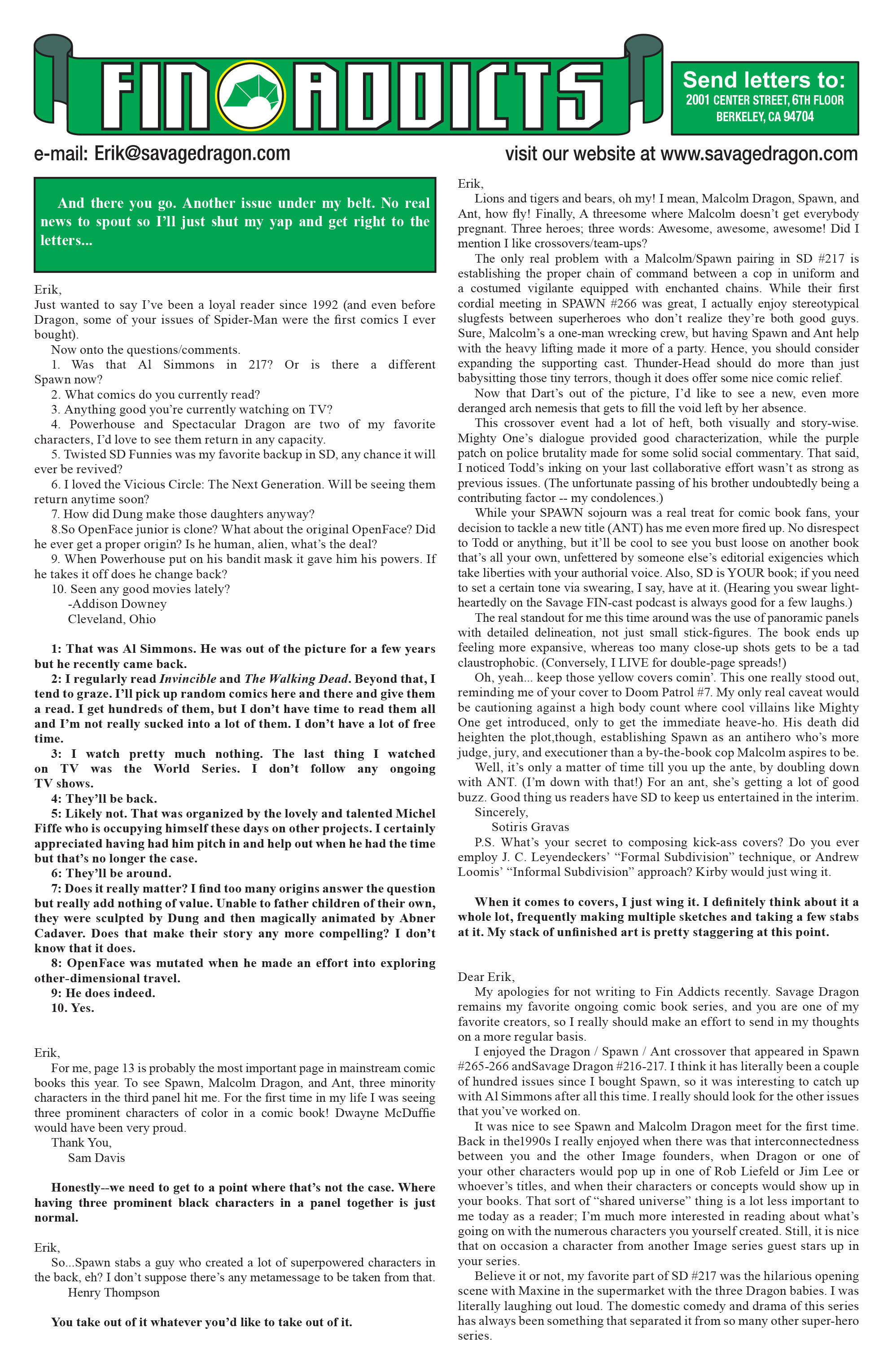 Read online The Savage Dragon (1993) comic -  Issue #219 - 22
