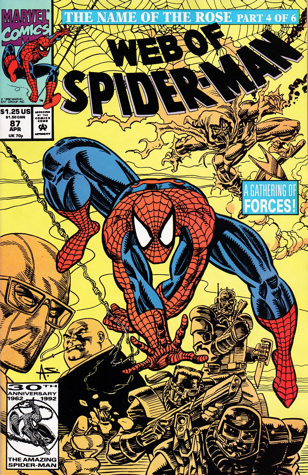 Read online Web of Spider-Man (1985) comic -  Issue #87 - 1